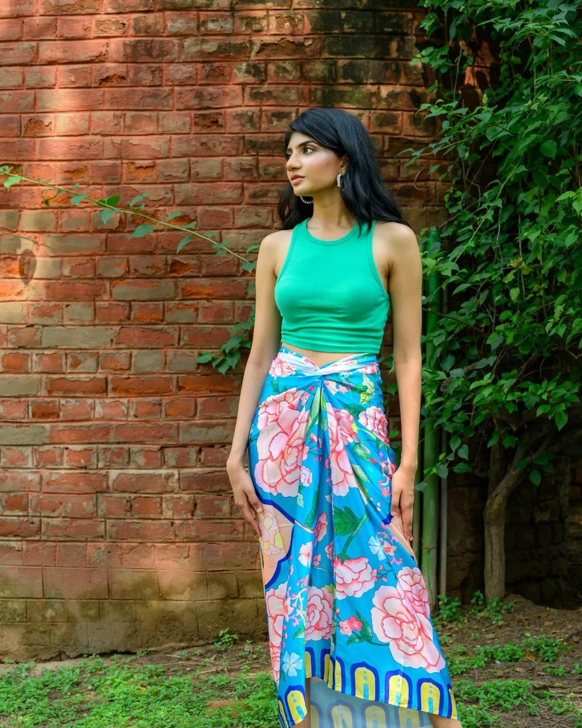 PHOTO PHACTORY | Jiwas Wrap Skirt | Peranakan Pottery Skirt