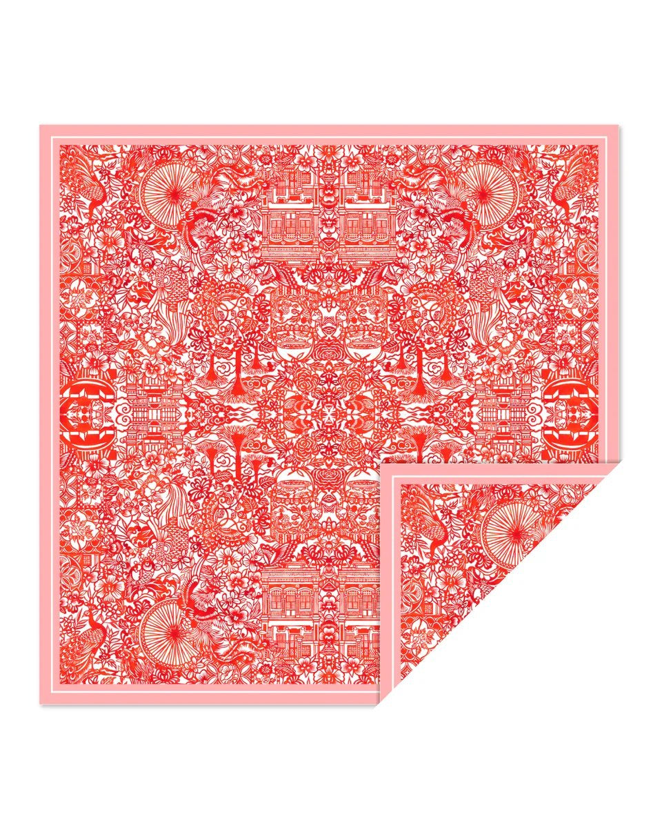 SINGLAPA | Singapore Papercut Scarf DS