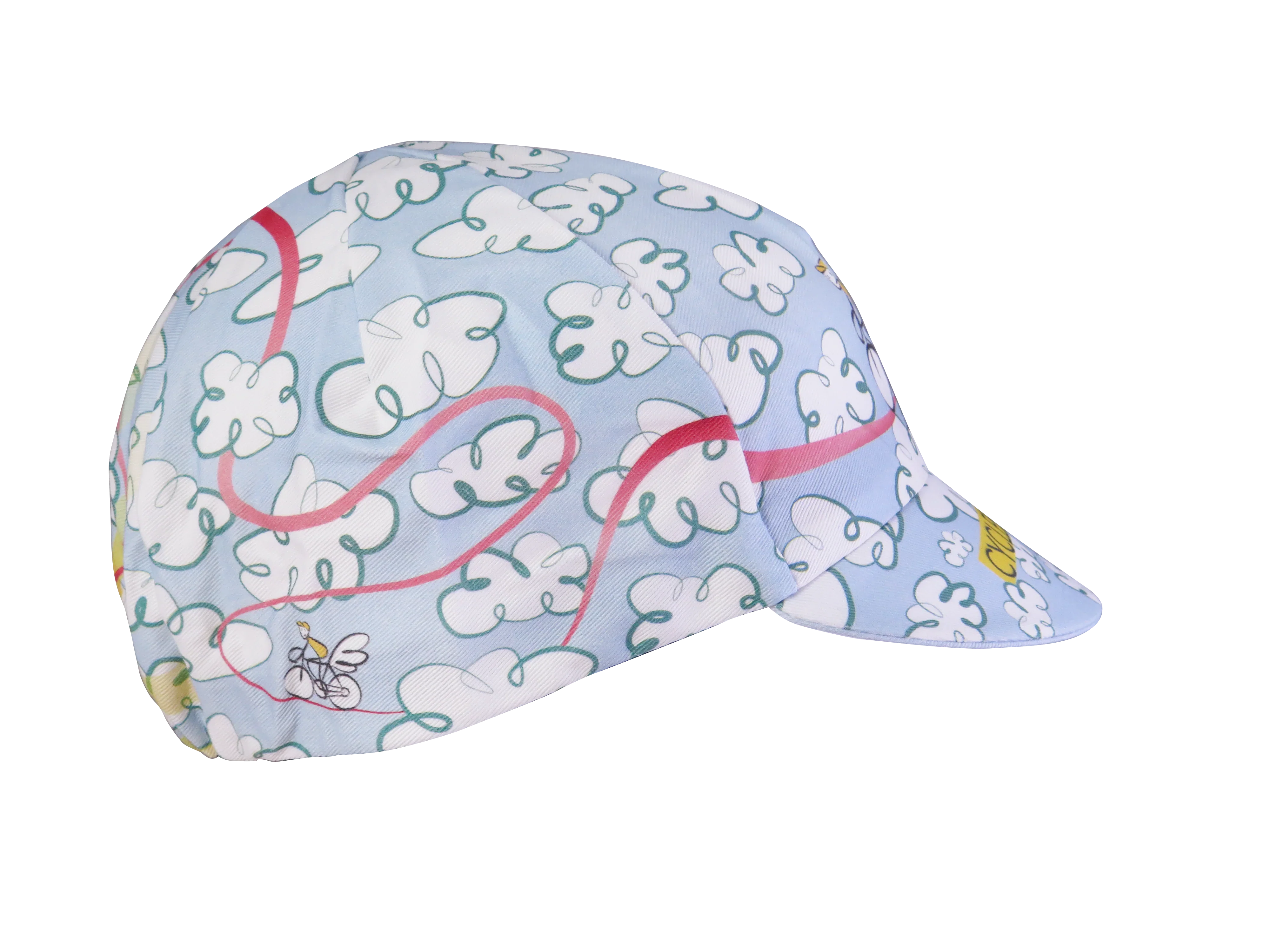 A DESIGN BY TAKACHYA | Cycling Cap - Flying Unicorn Sky Blue