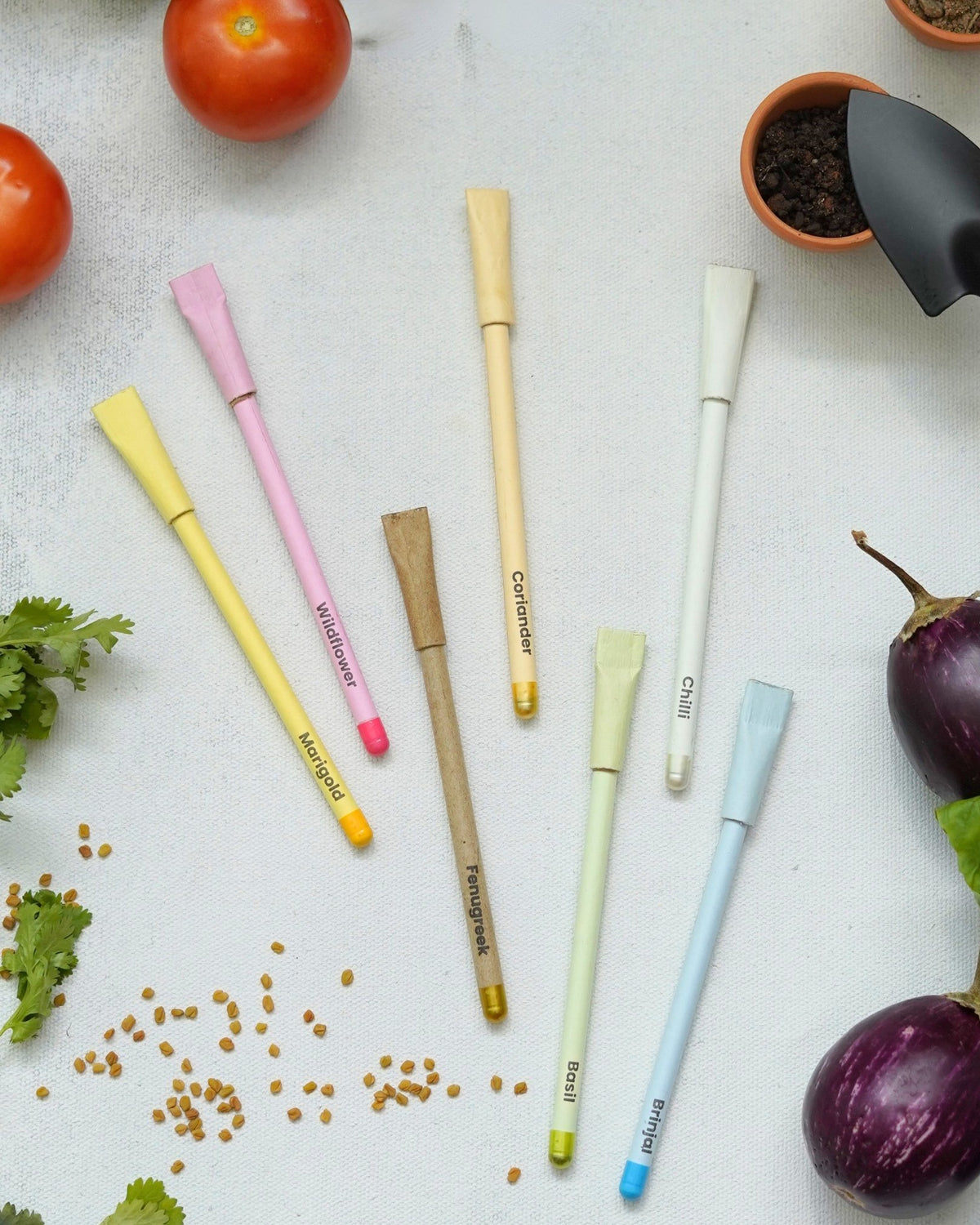PURPLE AND PURE | Plantable Seed Pens | Fenugreek