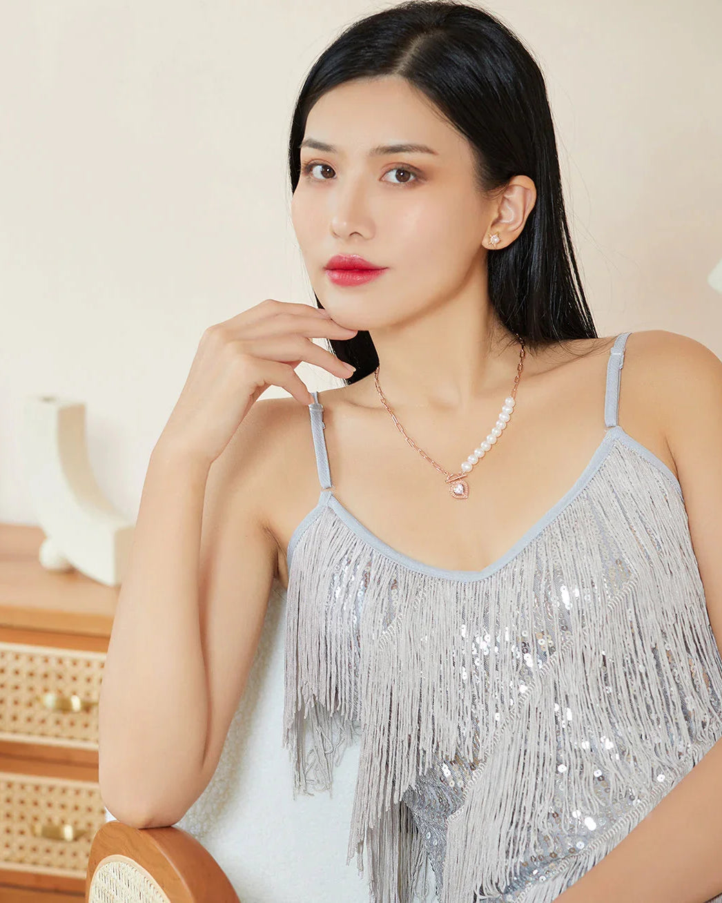 PEARLY LUSTRE | Asian Civilisations Museum Freshwater Pearl Earrings WE00231 | ACM Collection
