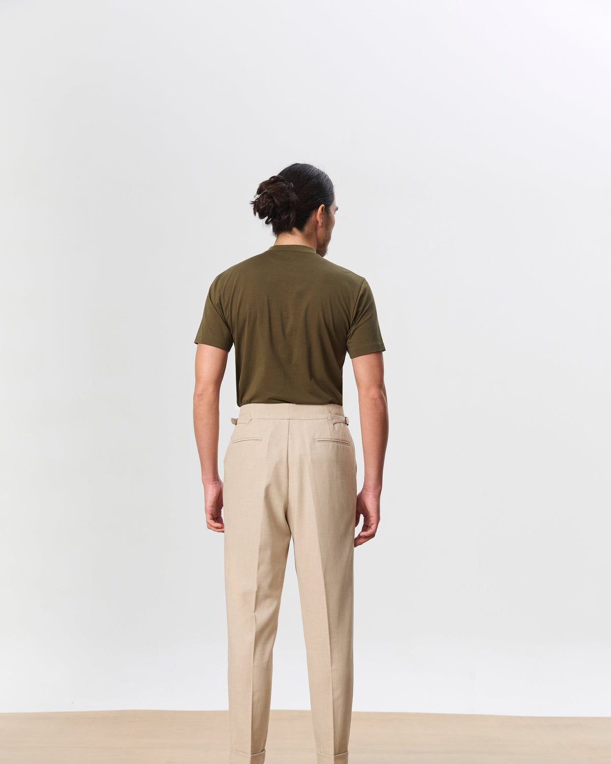 HOUSE OF ANON | Arlo Mock Neck Tee, Jersey