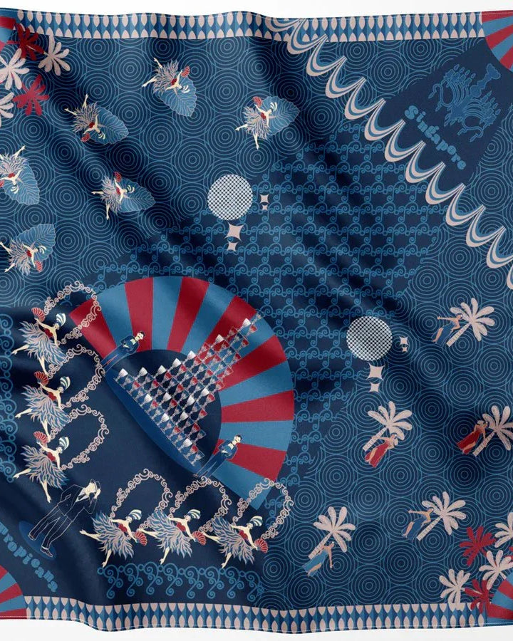 BINARY STYLE | Tropicana Dream Silk Scarf