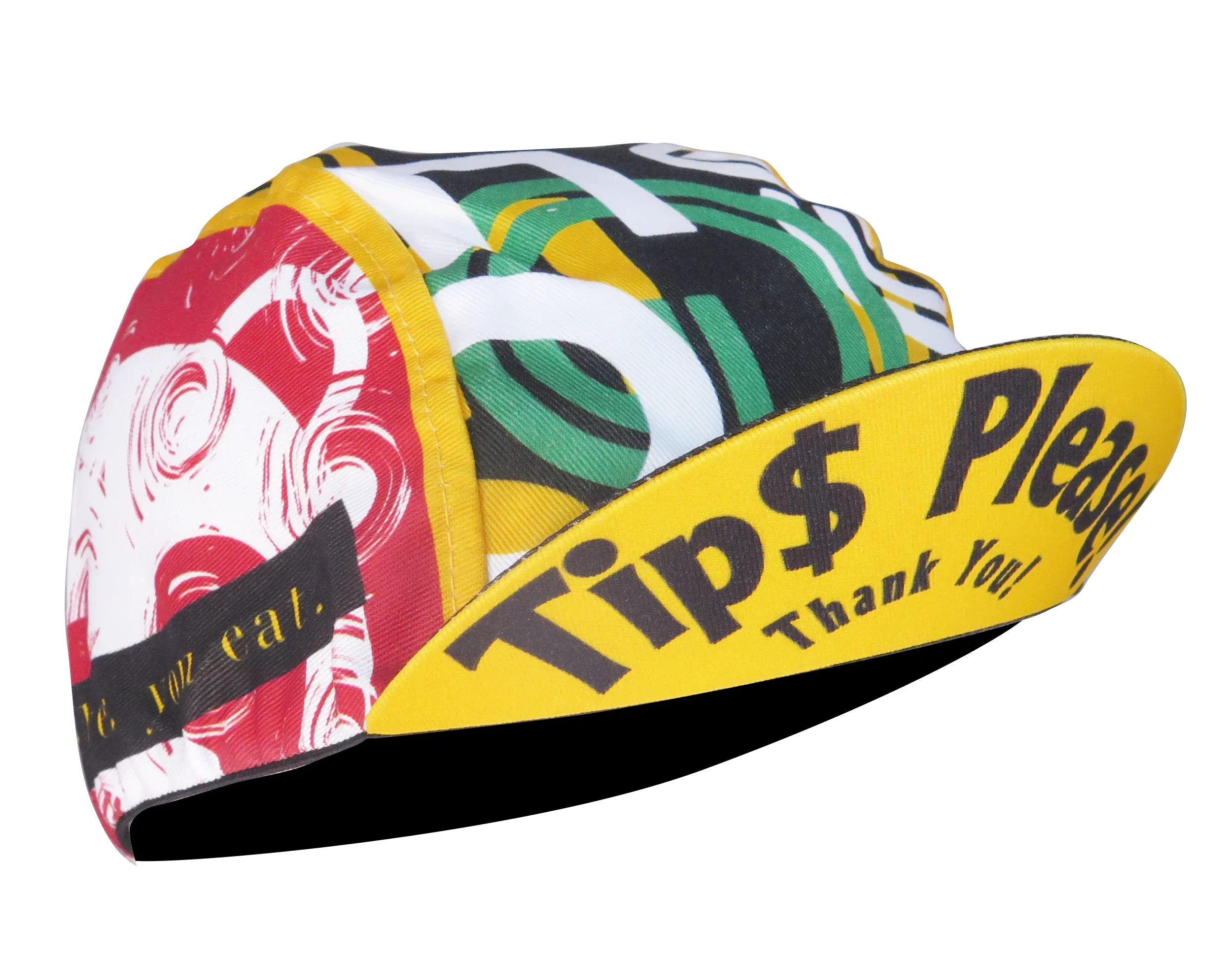 A DESIGN BY TAKACHYA | Cycling Cap - I Am Fast Food Rider (Color)