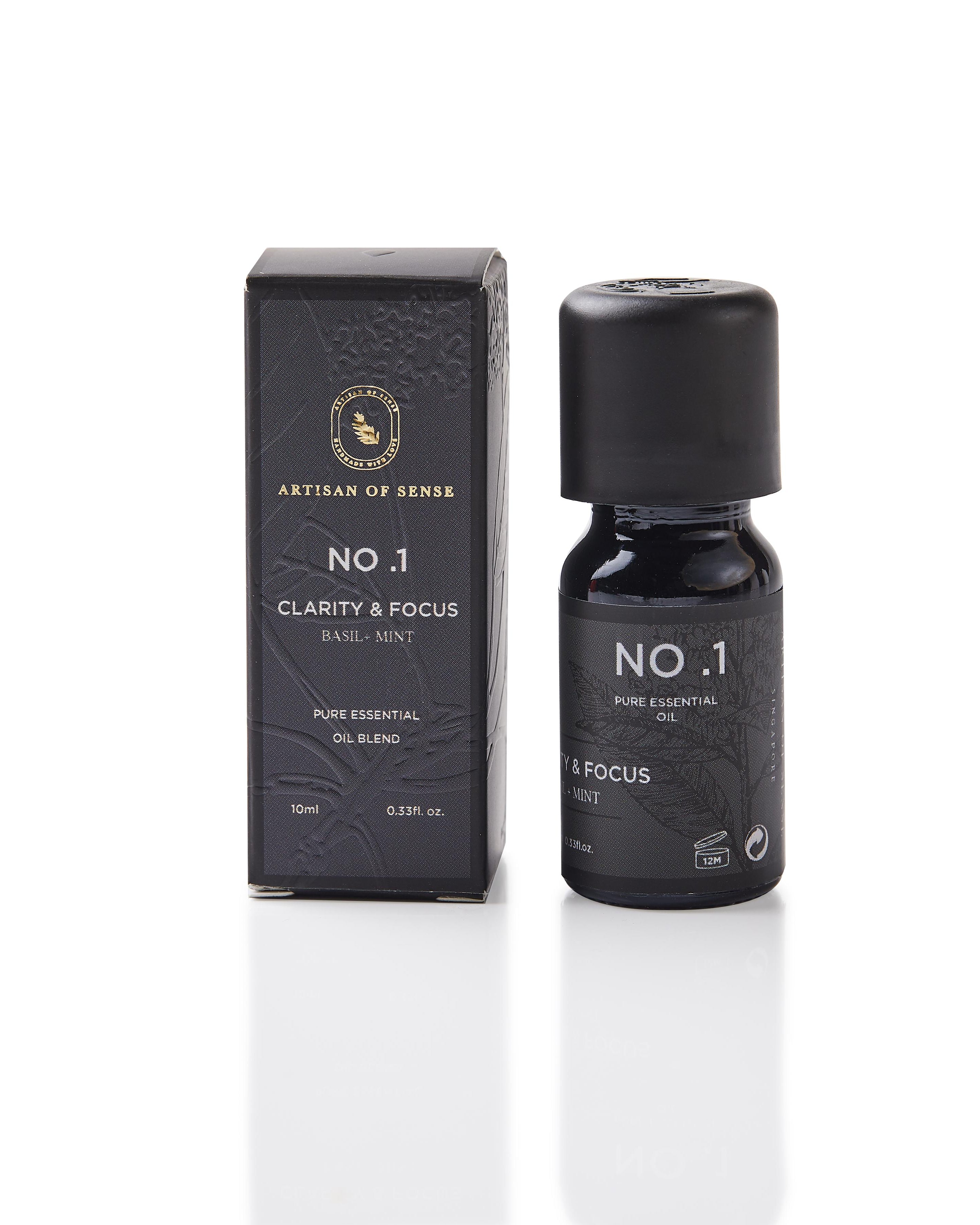 ARTISAN OF SENSE | No.1 Clarity & Focus Essential Oil Blend | Basil & Mint