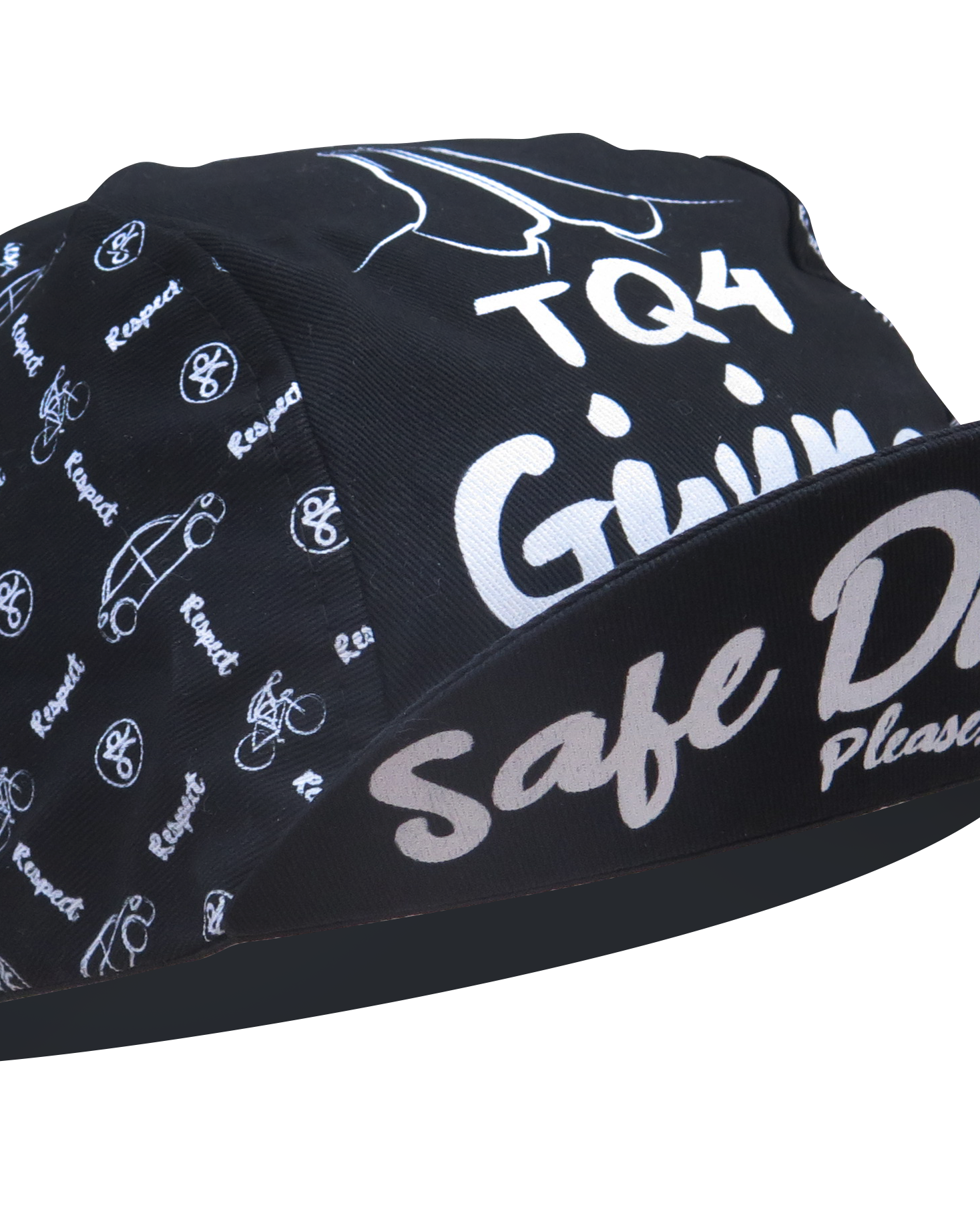 A DESIGN BY TAKACHYA | Cycling Cap - Safe Distance Black