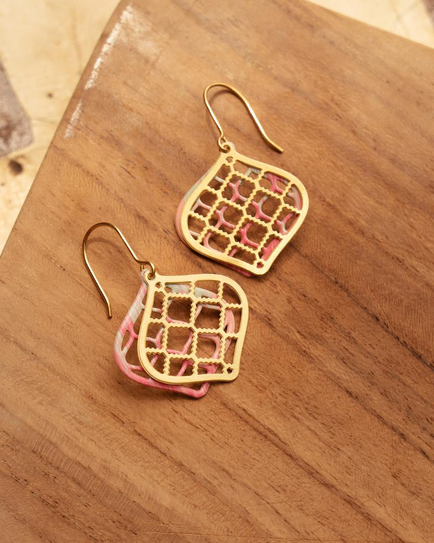 EMBRACE JEWELLERY | Woven Leaves Earrings