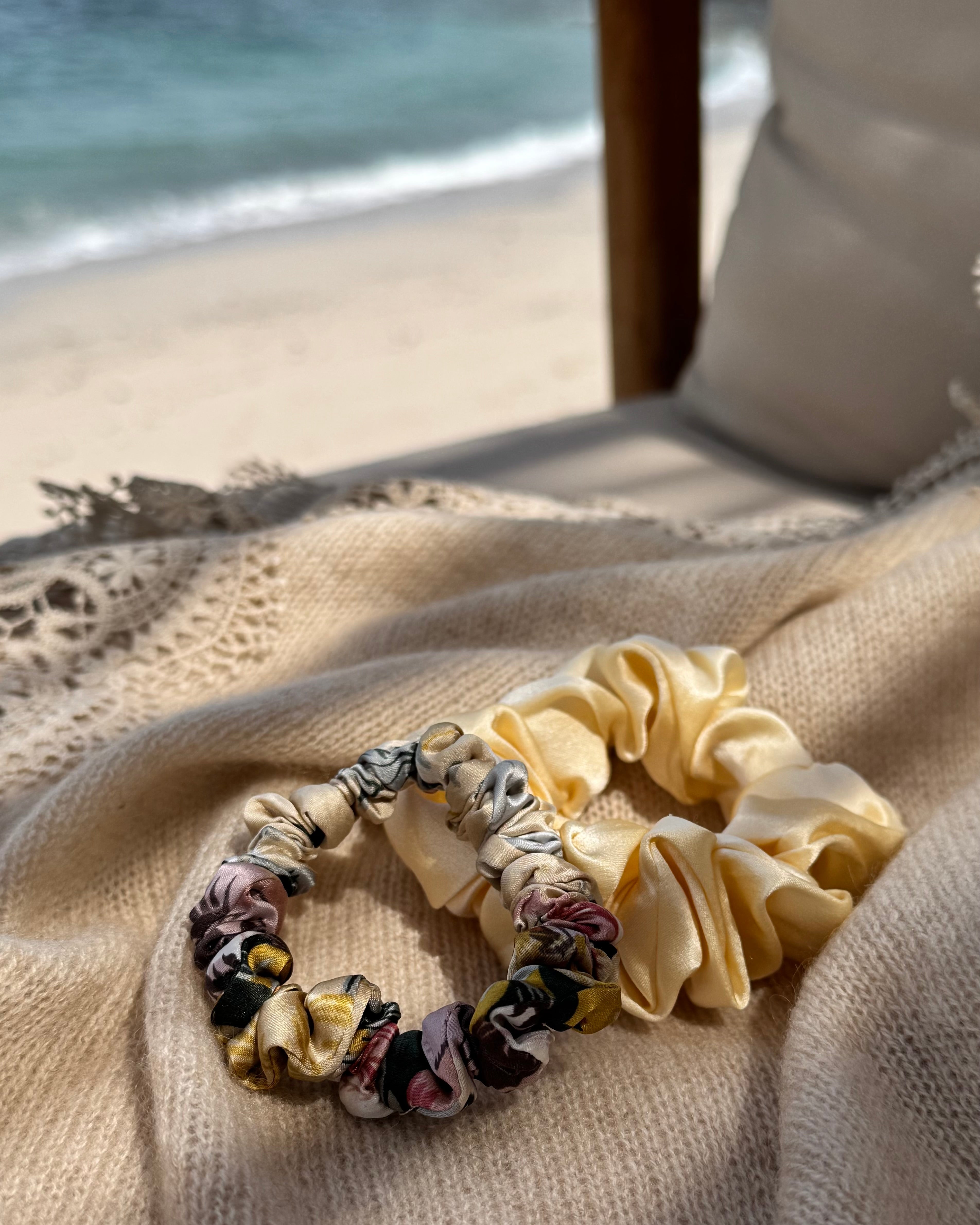 BELLS & BIRDS | Mulberry Silk Scrunchies (Set of 3)