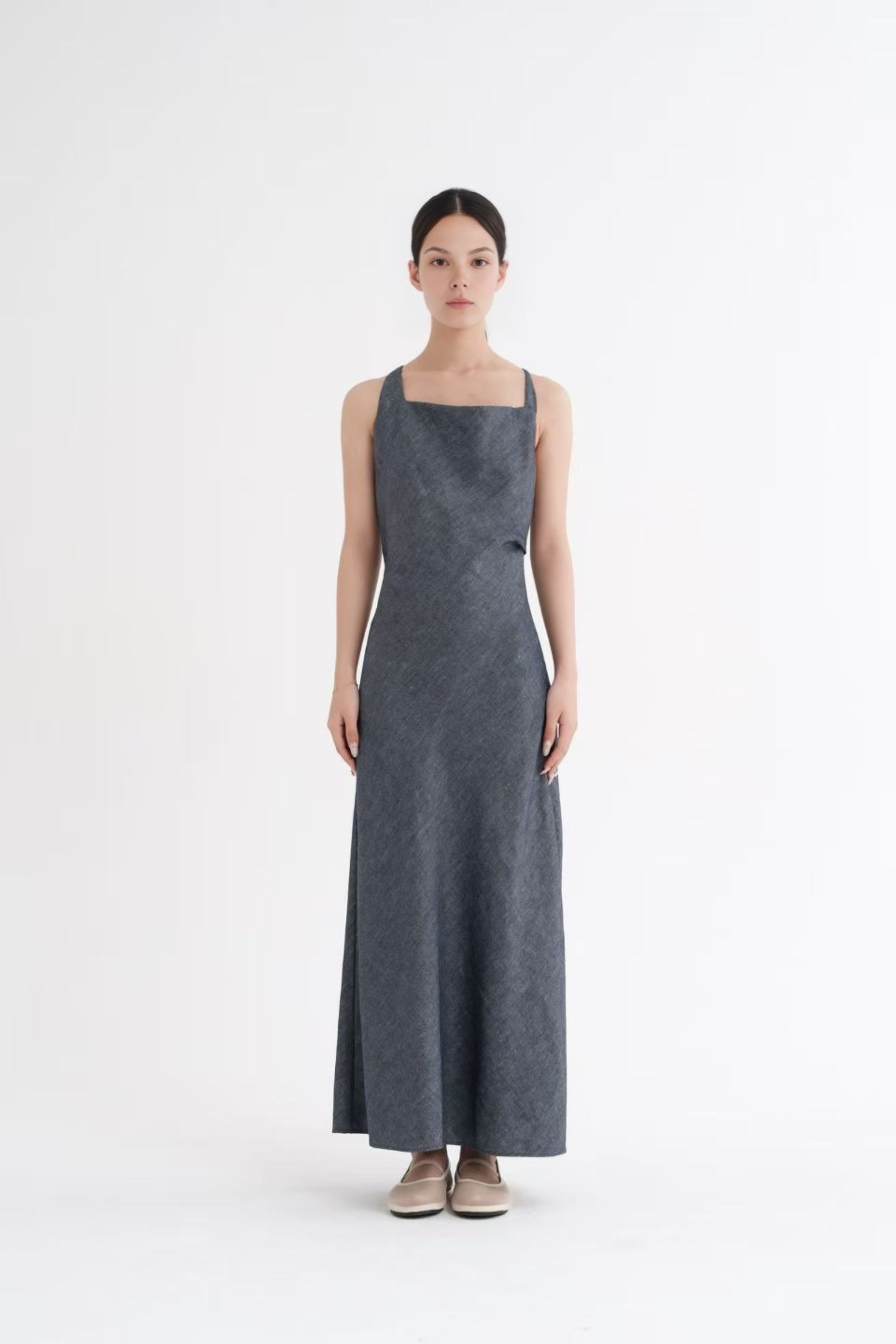 LAYERPLAN | Aven Long Asymmetric Dress