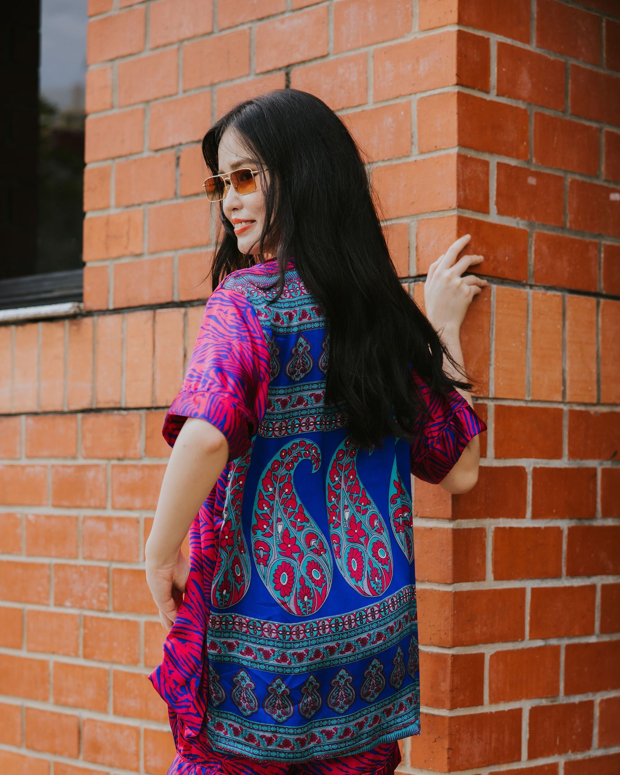 RAJA RANI | Modal Silk Short Holiday Set