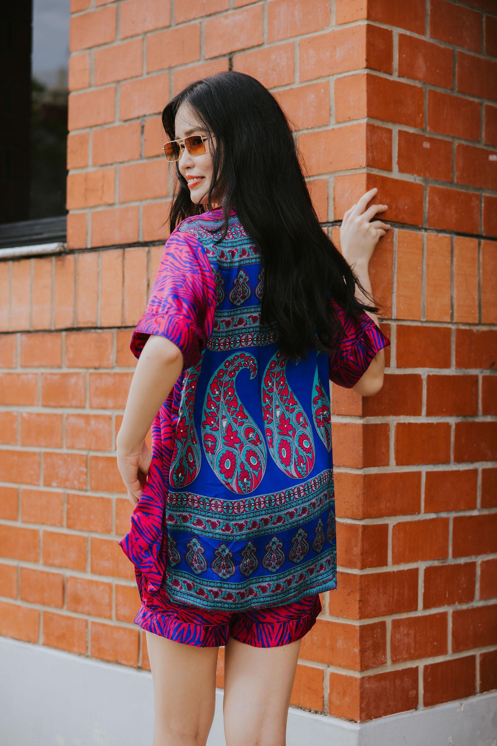 RAJA RANI | Modal Silk Short Holiday Set