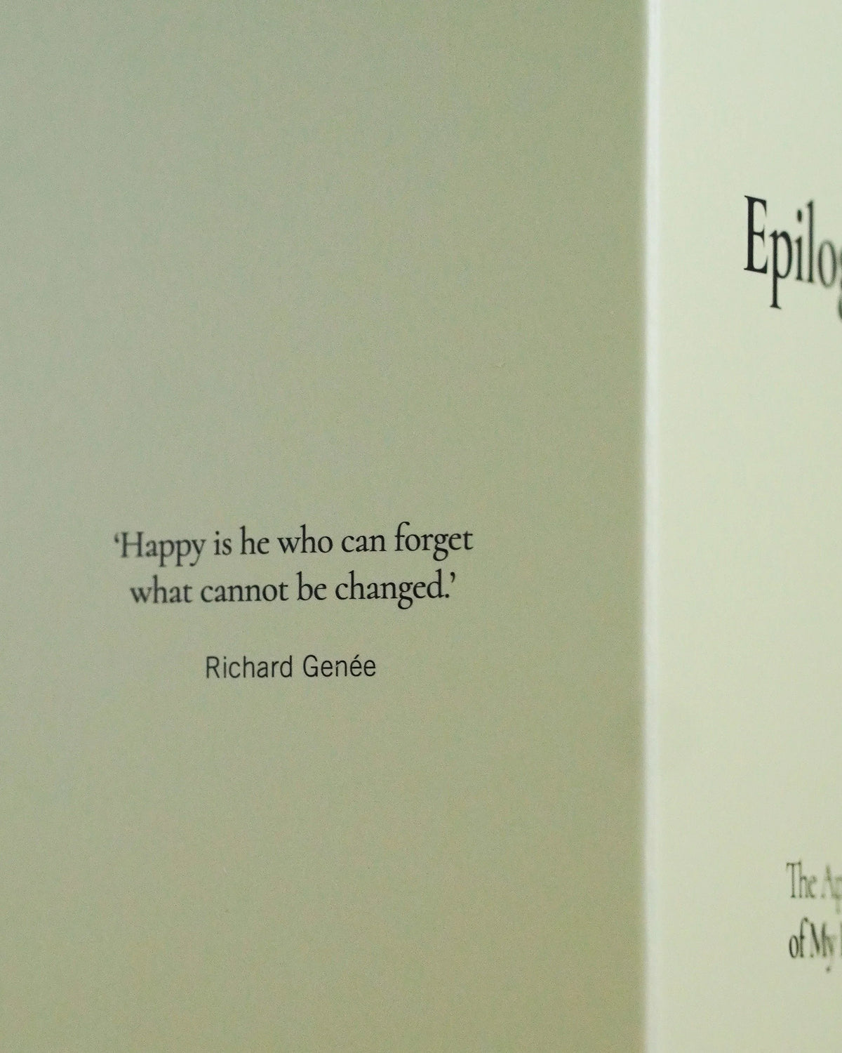 EPILOGUE | The Apple of My Eye