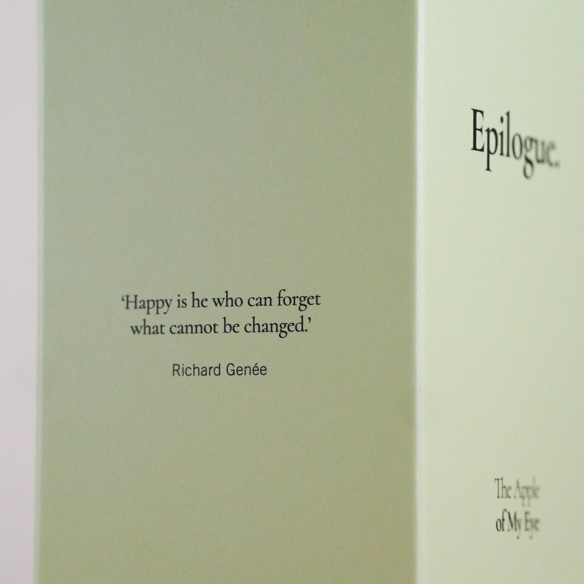 EPILOGUE | The Apple of My Eye