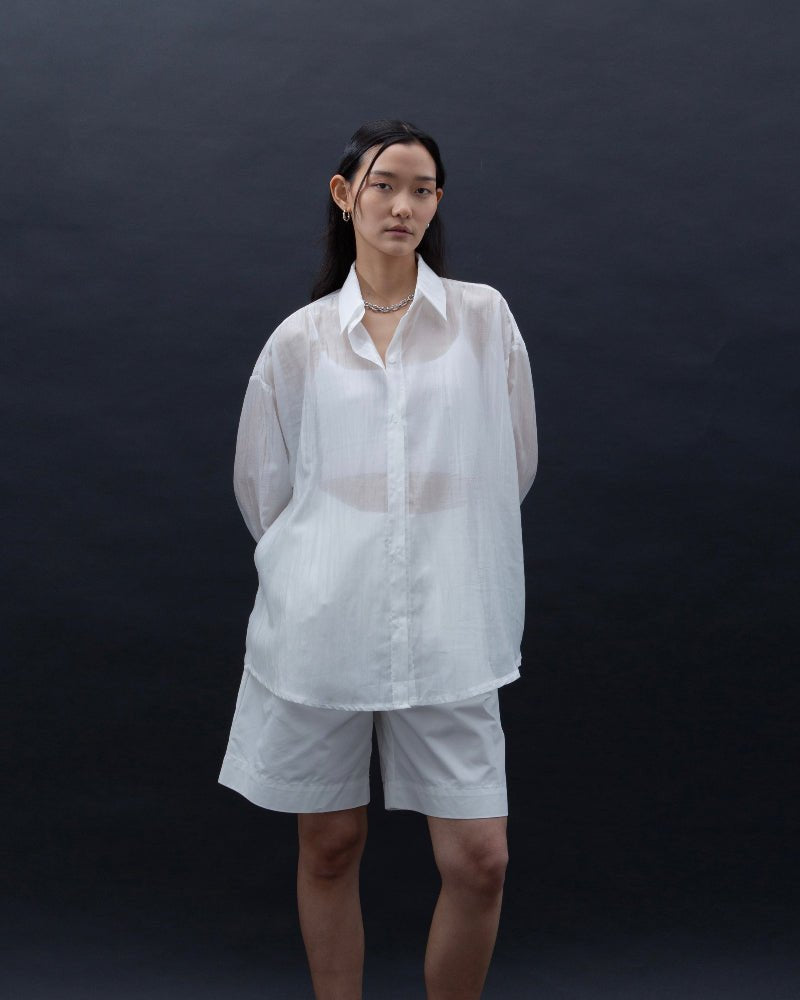 SAERO COLLECTIVE | Malgeun Tencel Shirt White