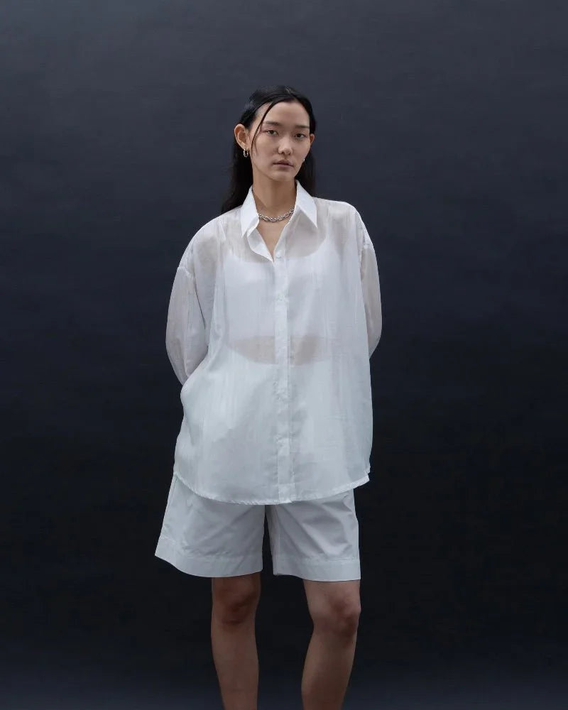 SAERO COLLECTIVE | Malgeun Tencel Shirt White