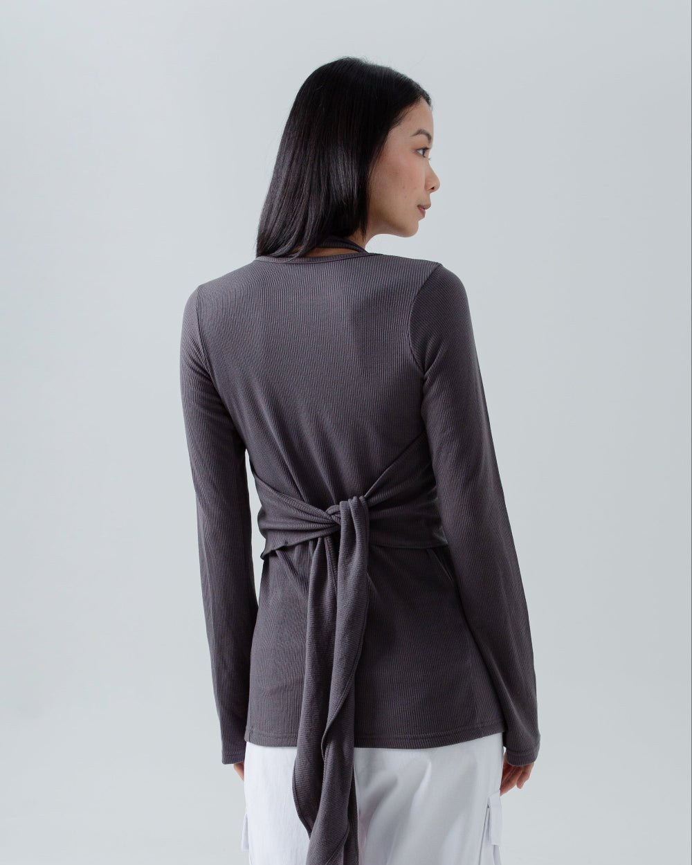 SAERO COLLECTIVE | Split Layer Top | Slate Grey