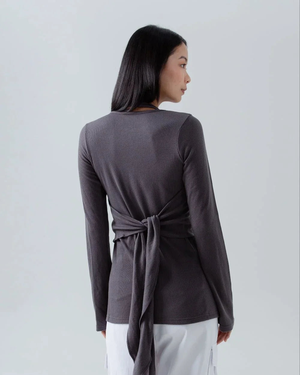 SAERO COLLECTIVE | Split Layer Top | Slate Grey