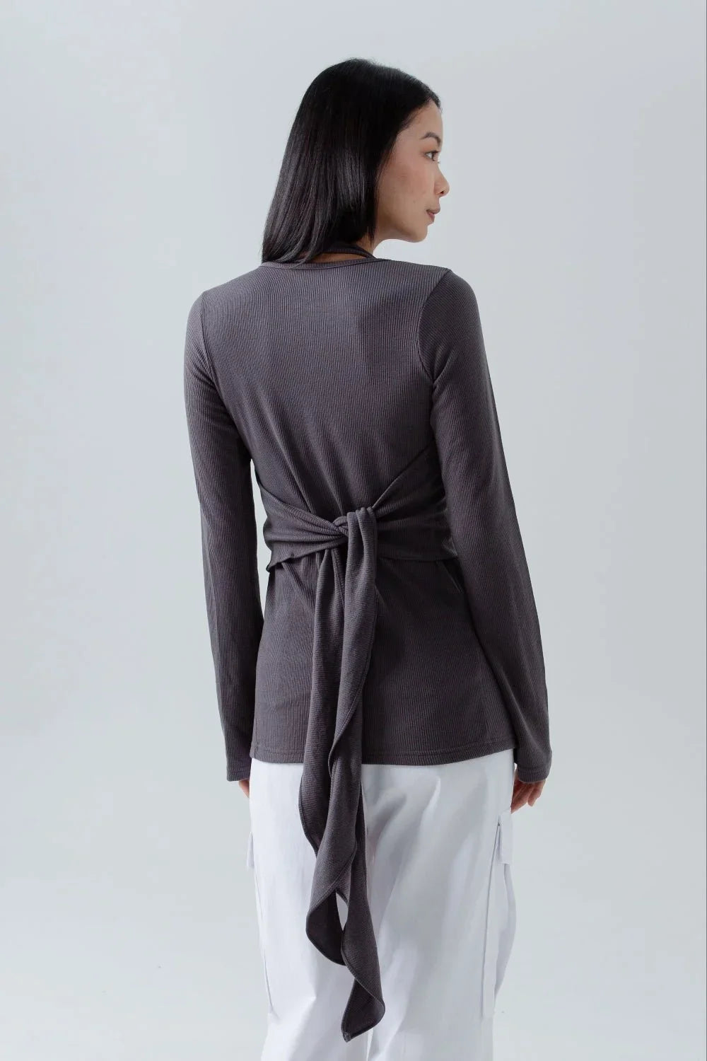 SAERO COLLECTIVE | Split Layer Top | Slate Grey