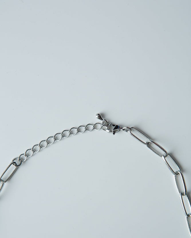 SAERO COLLECTIVE | Hayan Link Necklace | Rhodium