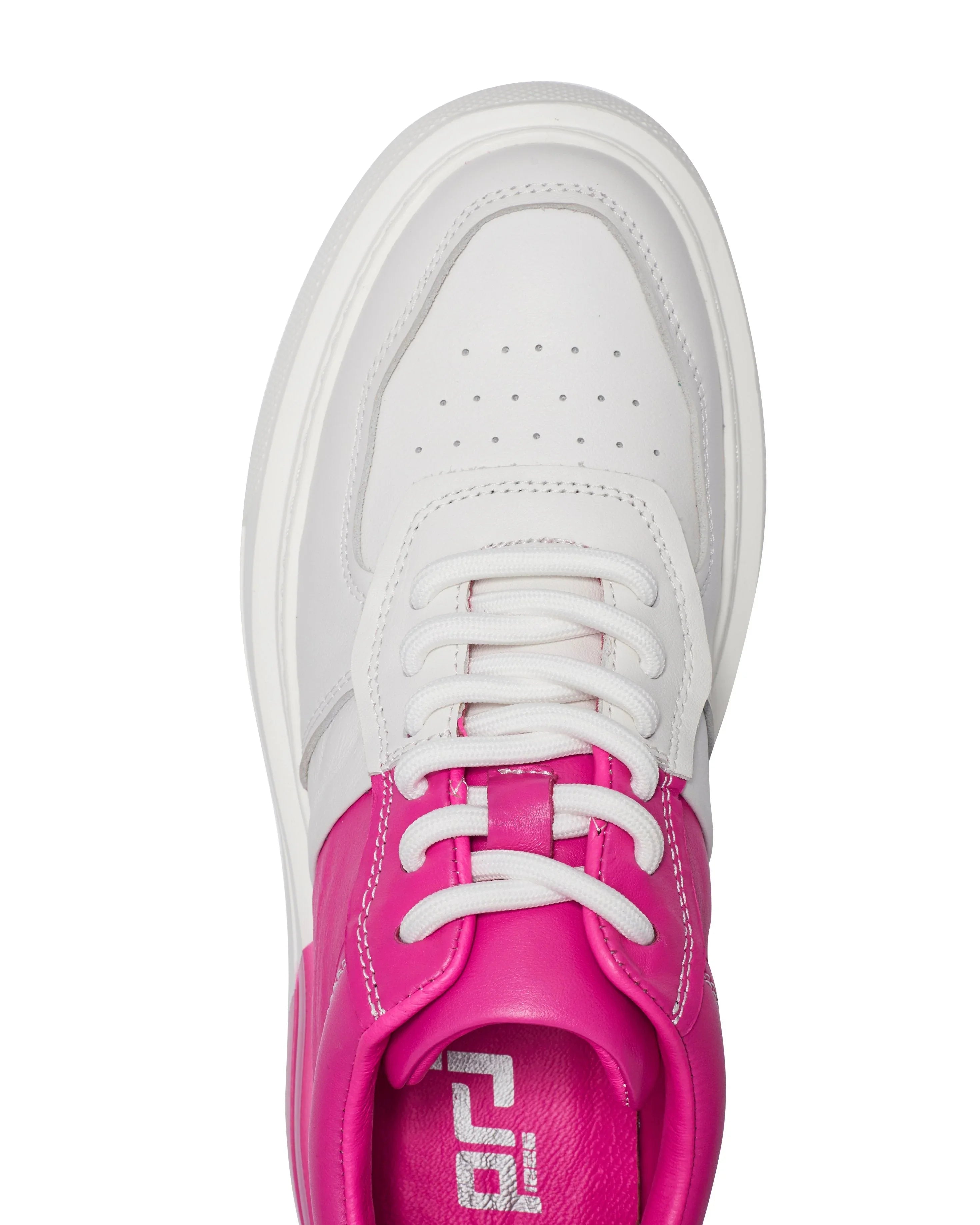 PROJECTWEAR | Fergie Dual Colour Leather Sneaker Pink