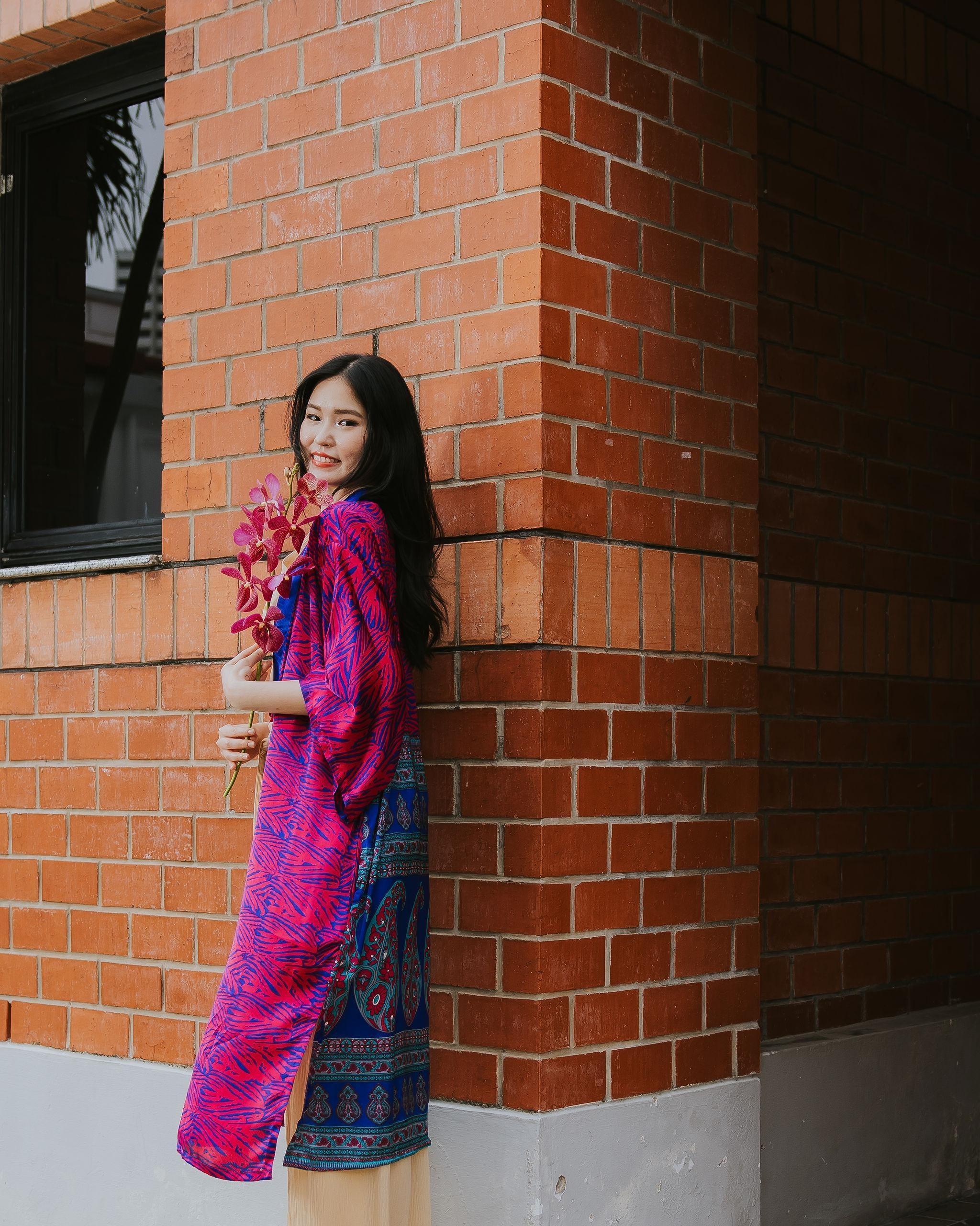 RAJA RANI | Modal Silk Long Kimono