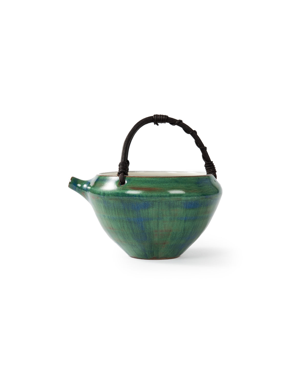 CRAFILAB | Official Green Glaze & Rattan Tea Bowl