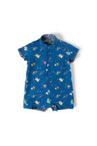 MAISON Q | Nine Yards Reversible Boy Onesie