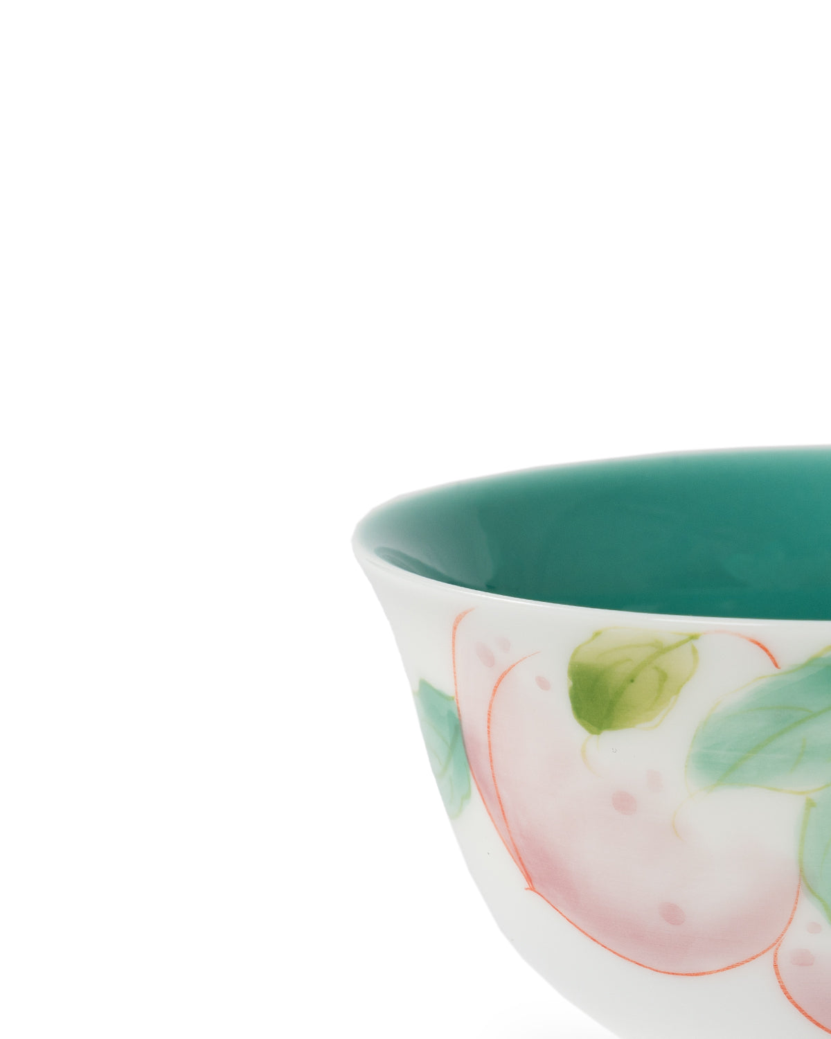 CRAFILAB | Jade Mud Pine Stone Green & Peaches Master Cup