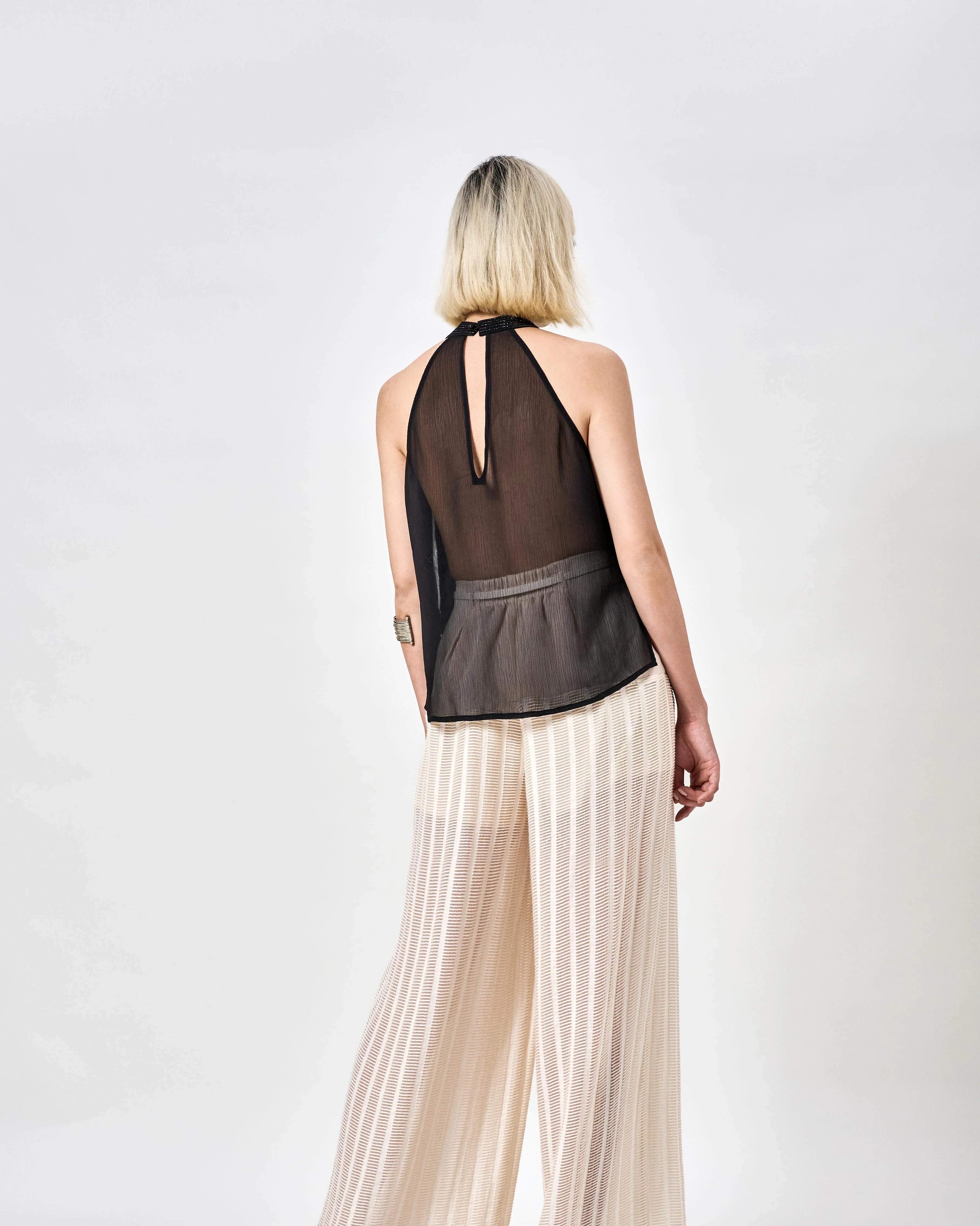 KHAAR | Handloom Halter Top