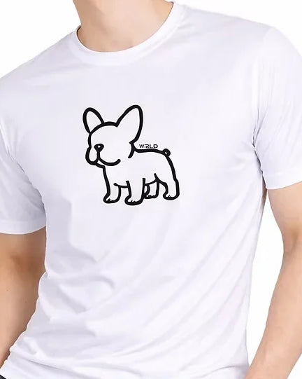 W:RLD | Limited Edition Frenchie Tee White