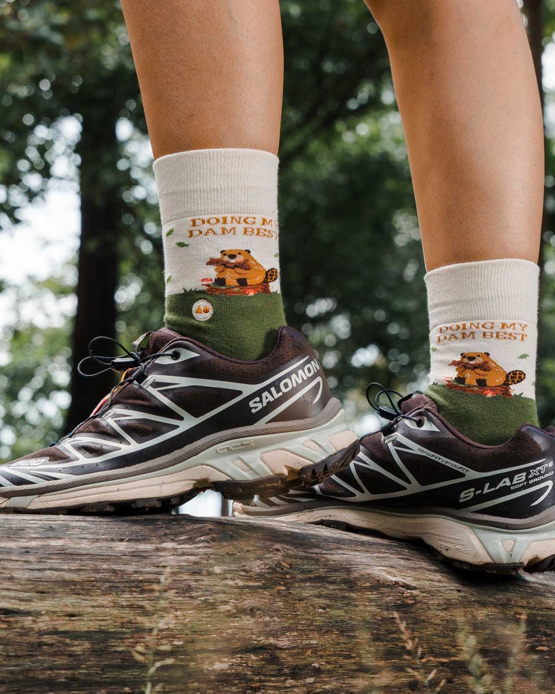 TALKING TOES | Best Beaver Sock | Green