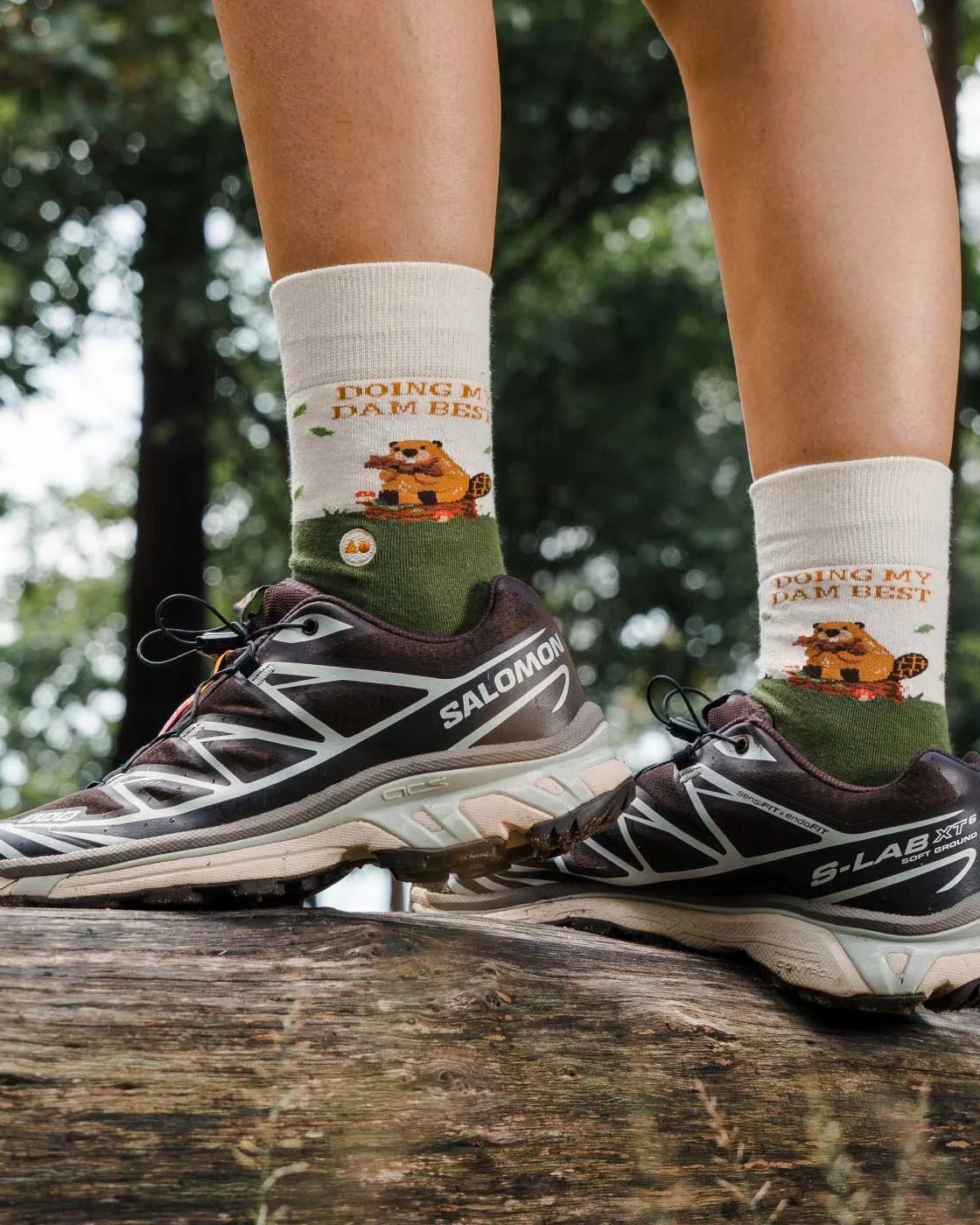 TALKING TOES | Best Beaver Sock | Green