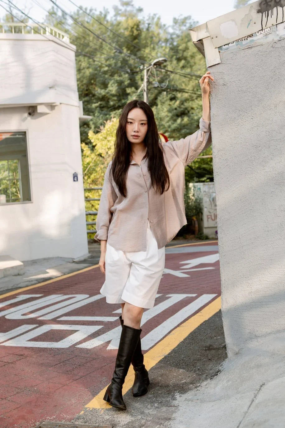 SAERO COLLECTIVE | Oreum Shirt V.2 | Farm Beige