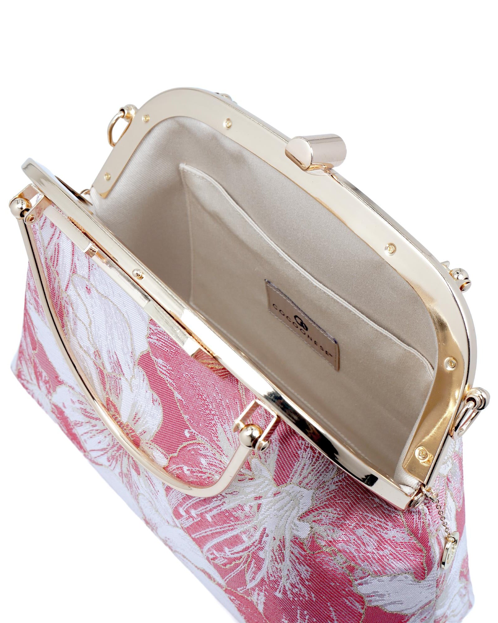 COCOONESE | Clasp Crossbody Bag - Gold Lily (PK)