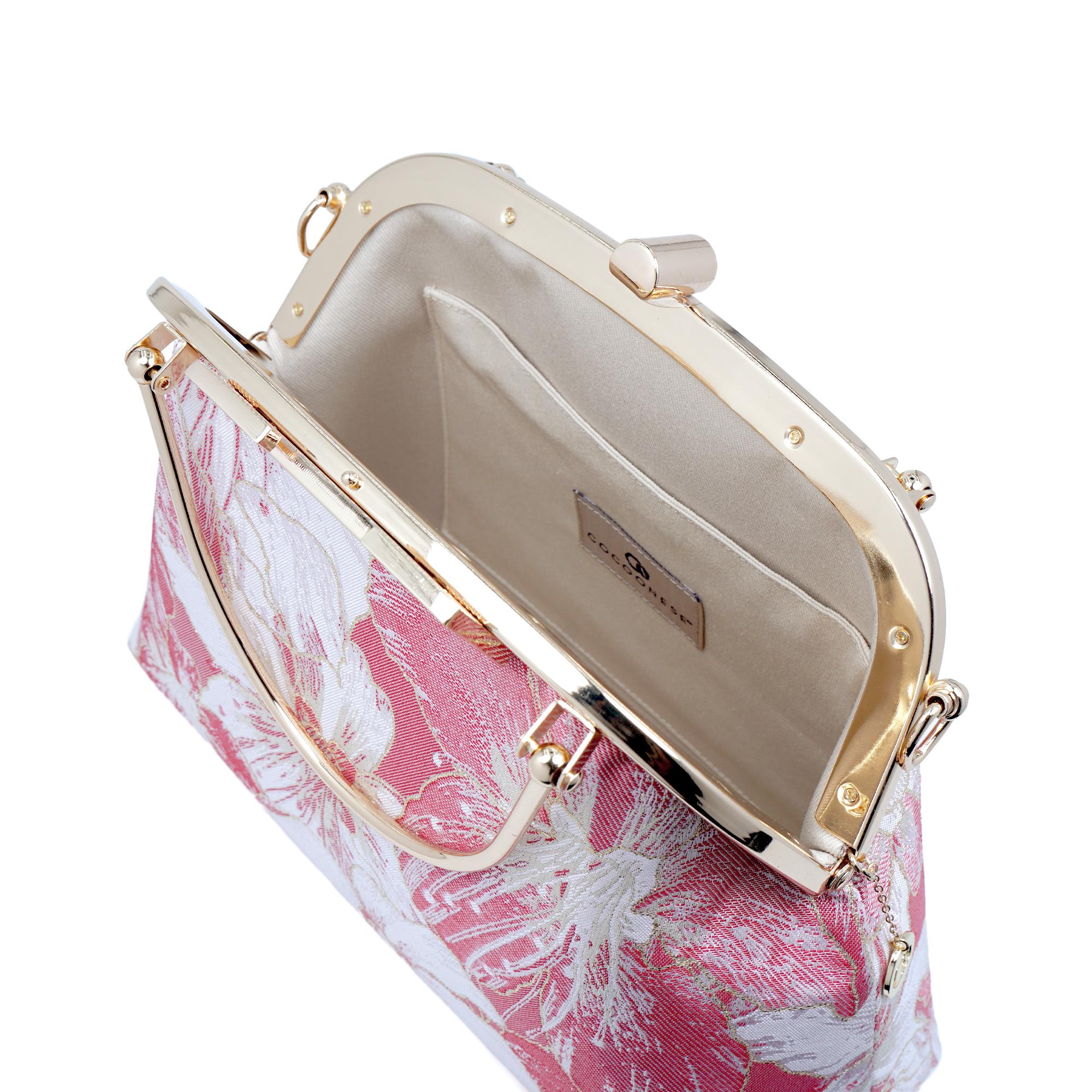 COCOONESE | Clasp Crossbody Bag - Gold Lily (PK)