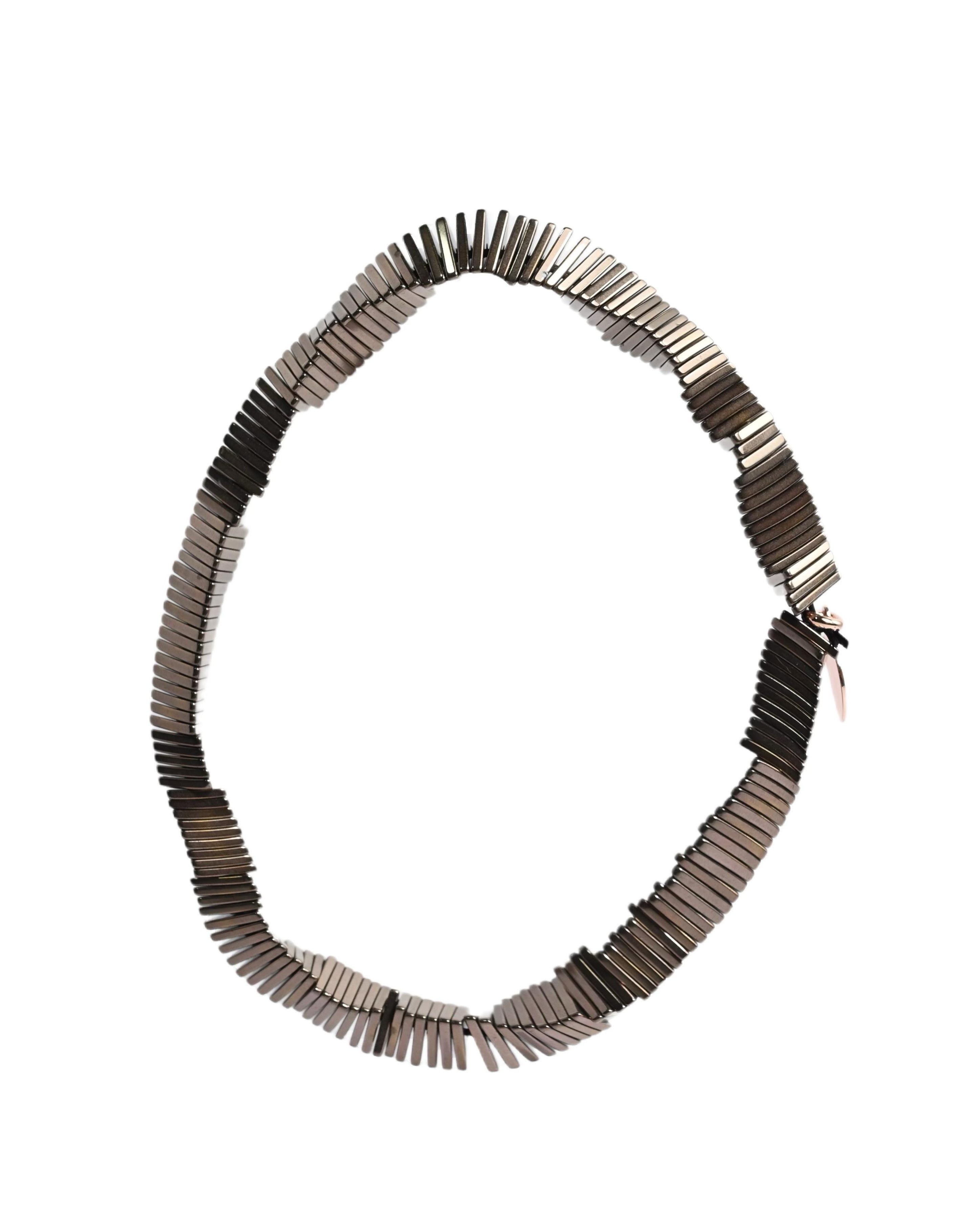 MARILYN TAN JEWELLERY | Kinetic Hematite Gemstone Elastic Bracelet