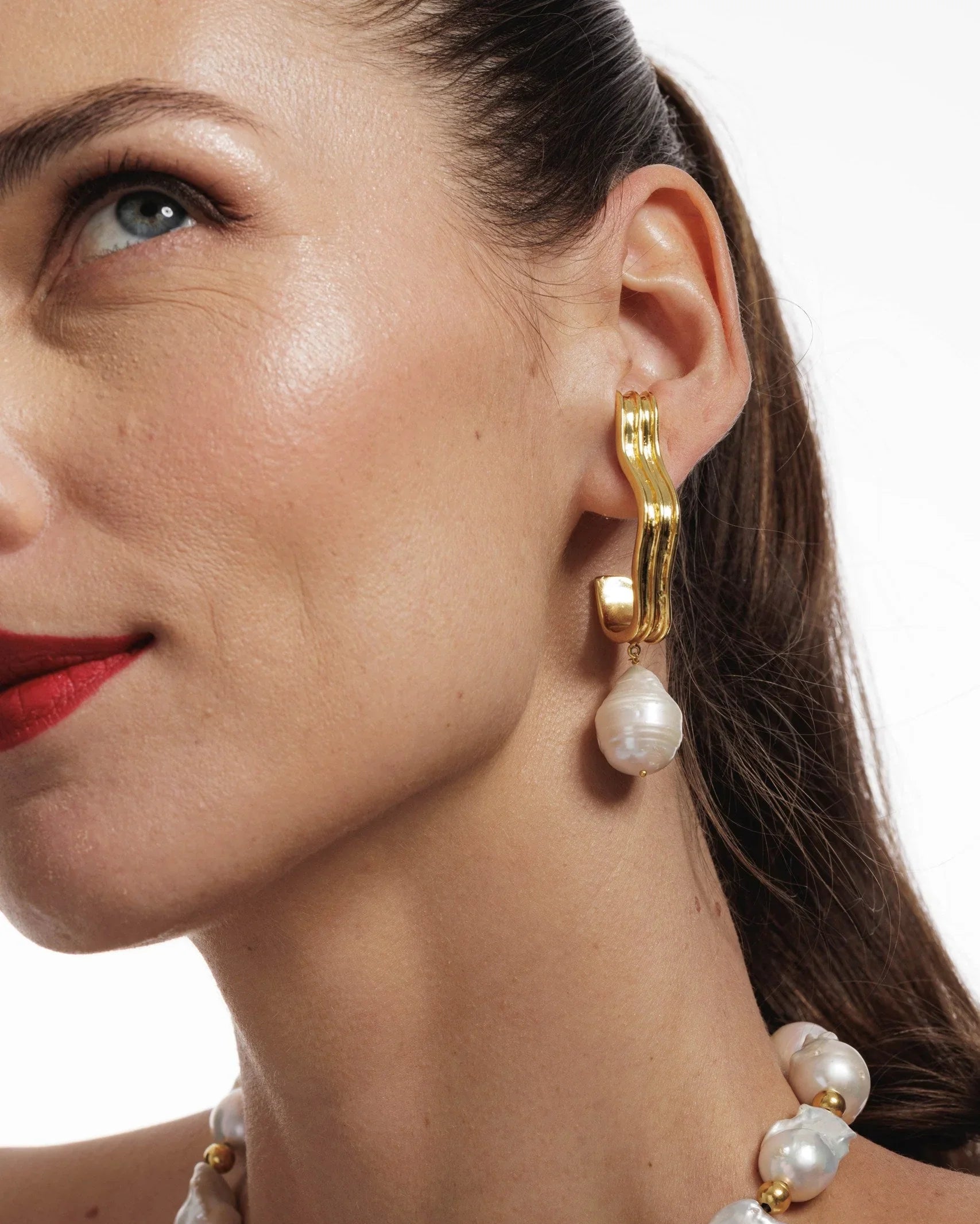 BOHEME BY VERO | Dune Earrings Single Pearl