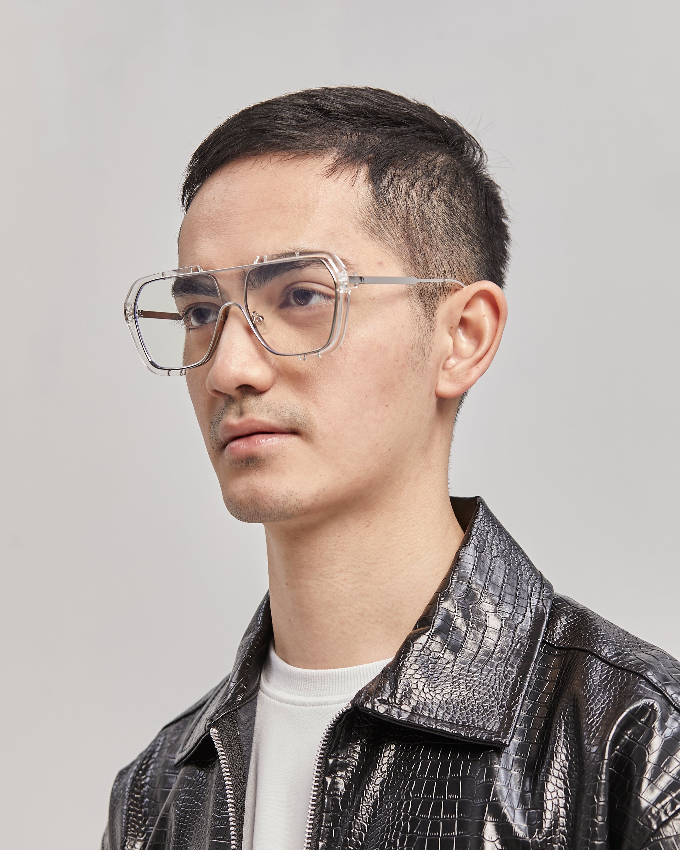 PROJECTWEAR | Cardwell Sunglasses Silver/Clear