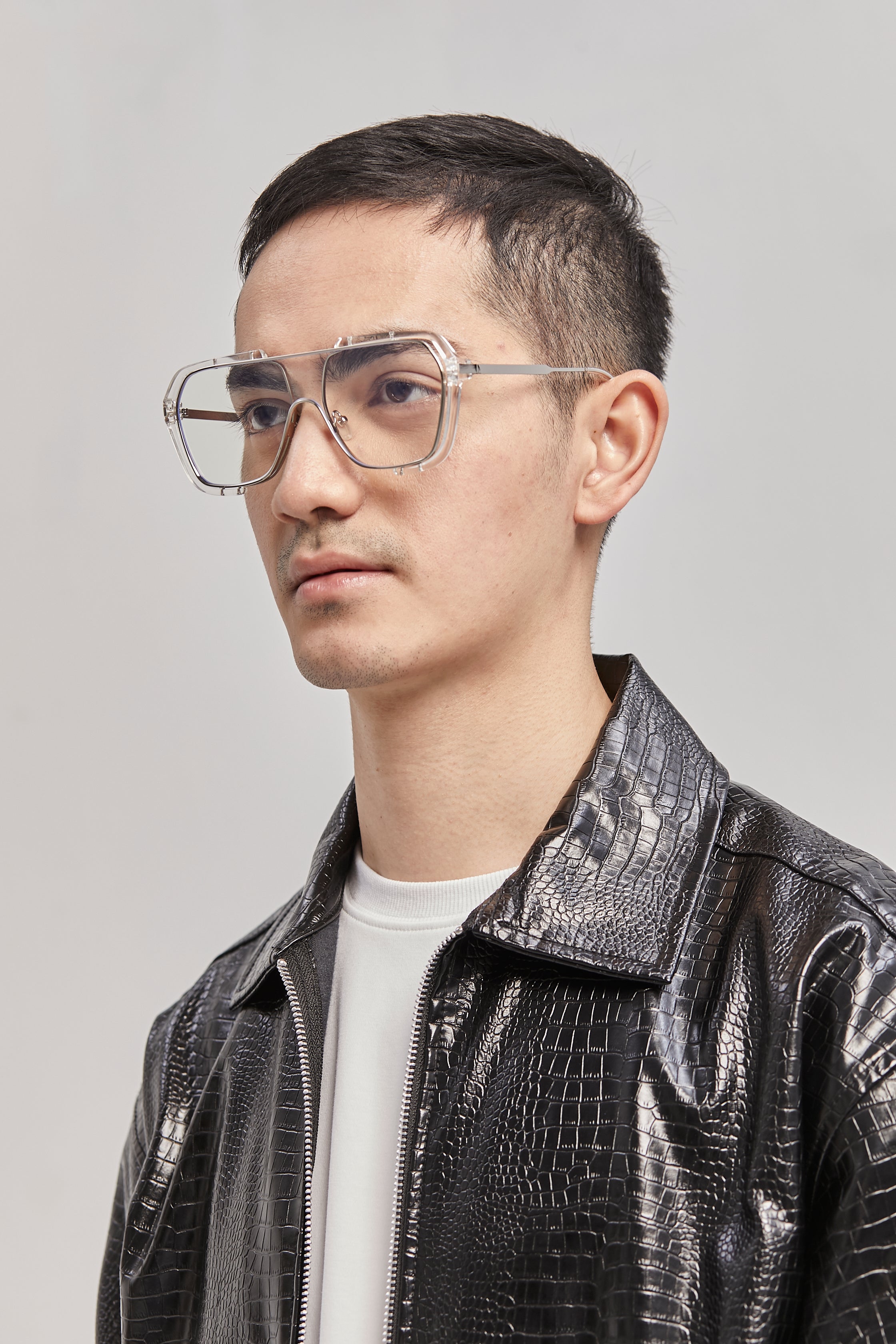 PROJECTWEAR | Cardwell Sunglasses Silver/Clear