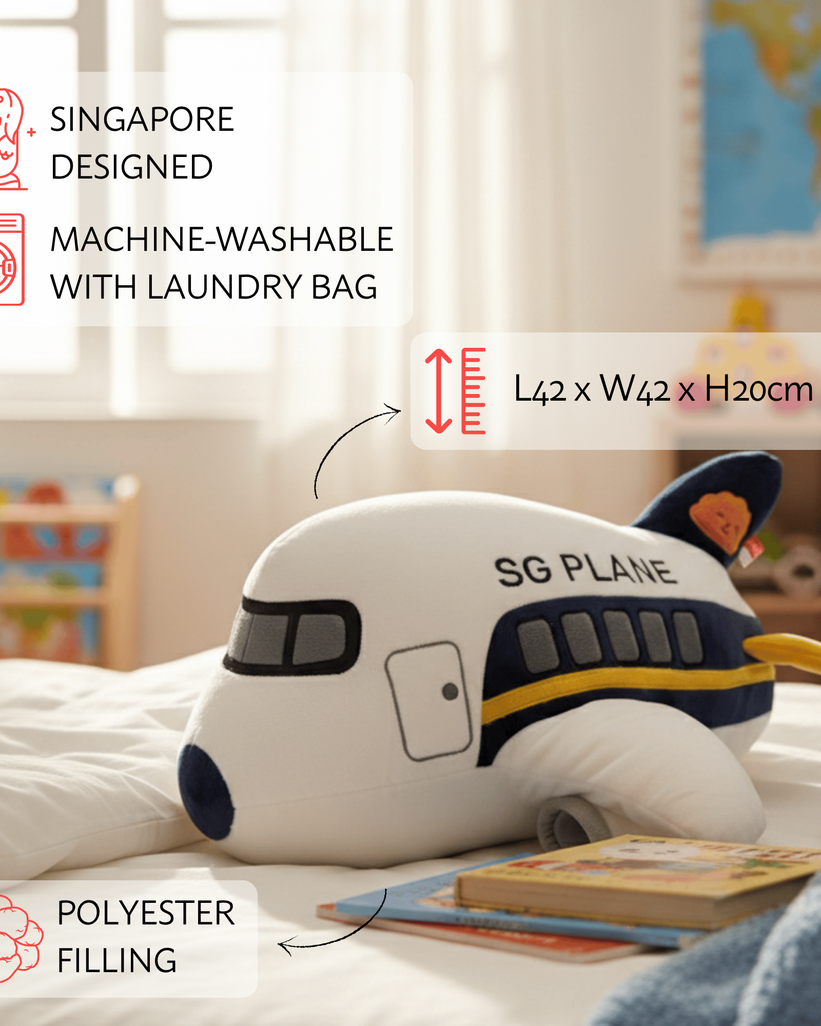NOM | Singapore Plane Plush