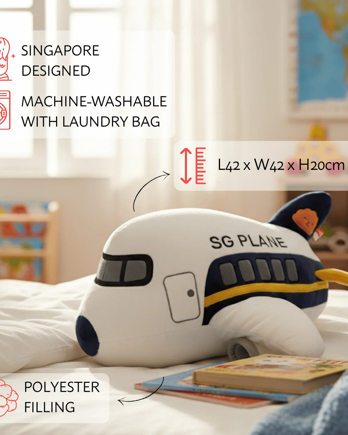NOM | Singapore Plane Plush