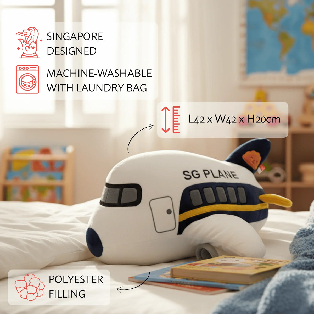 NOM | Singapore Plane Plush