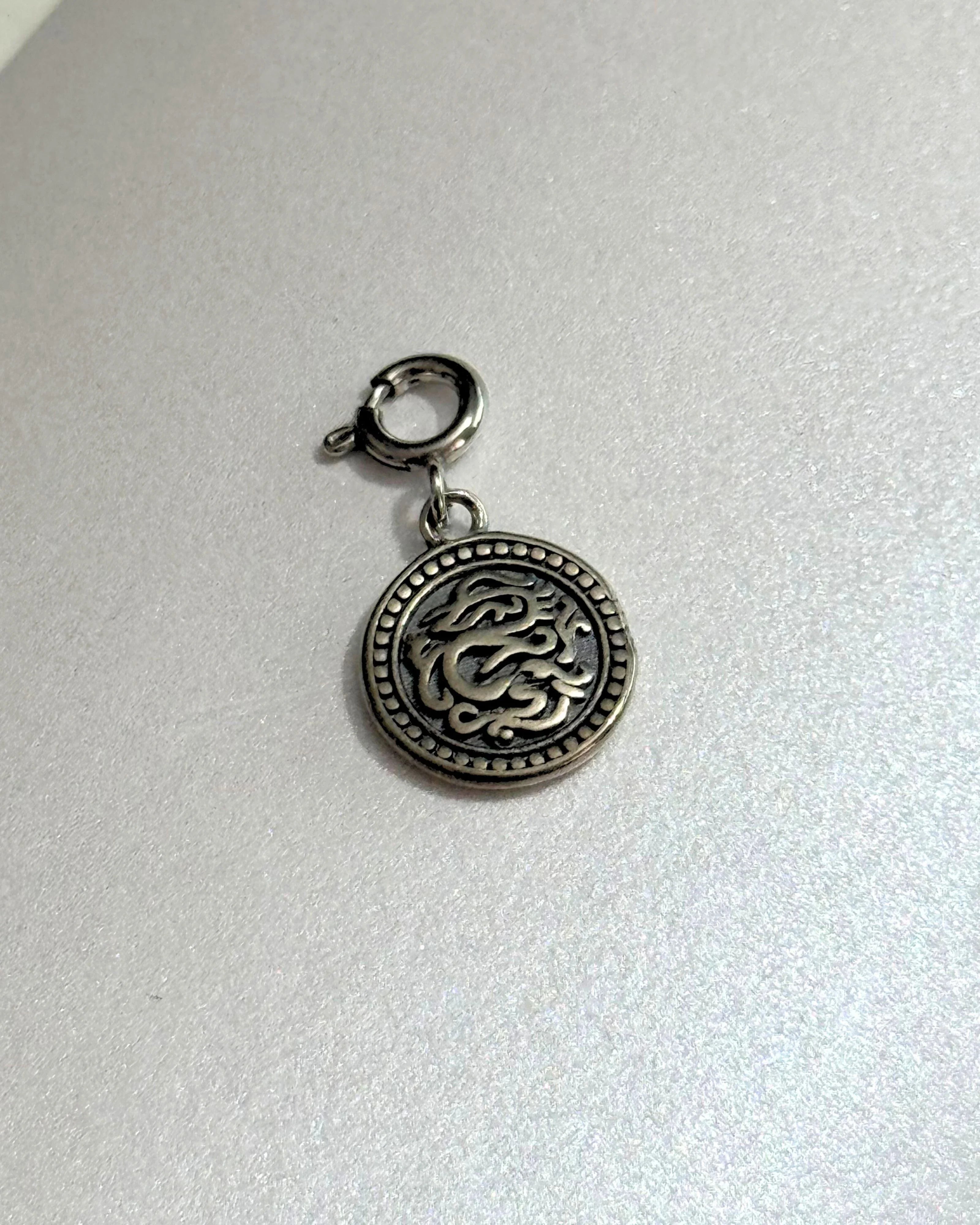 THE ANTECEDENT STORE | P - Auspicious Dragon Pendent In Silver