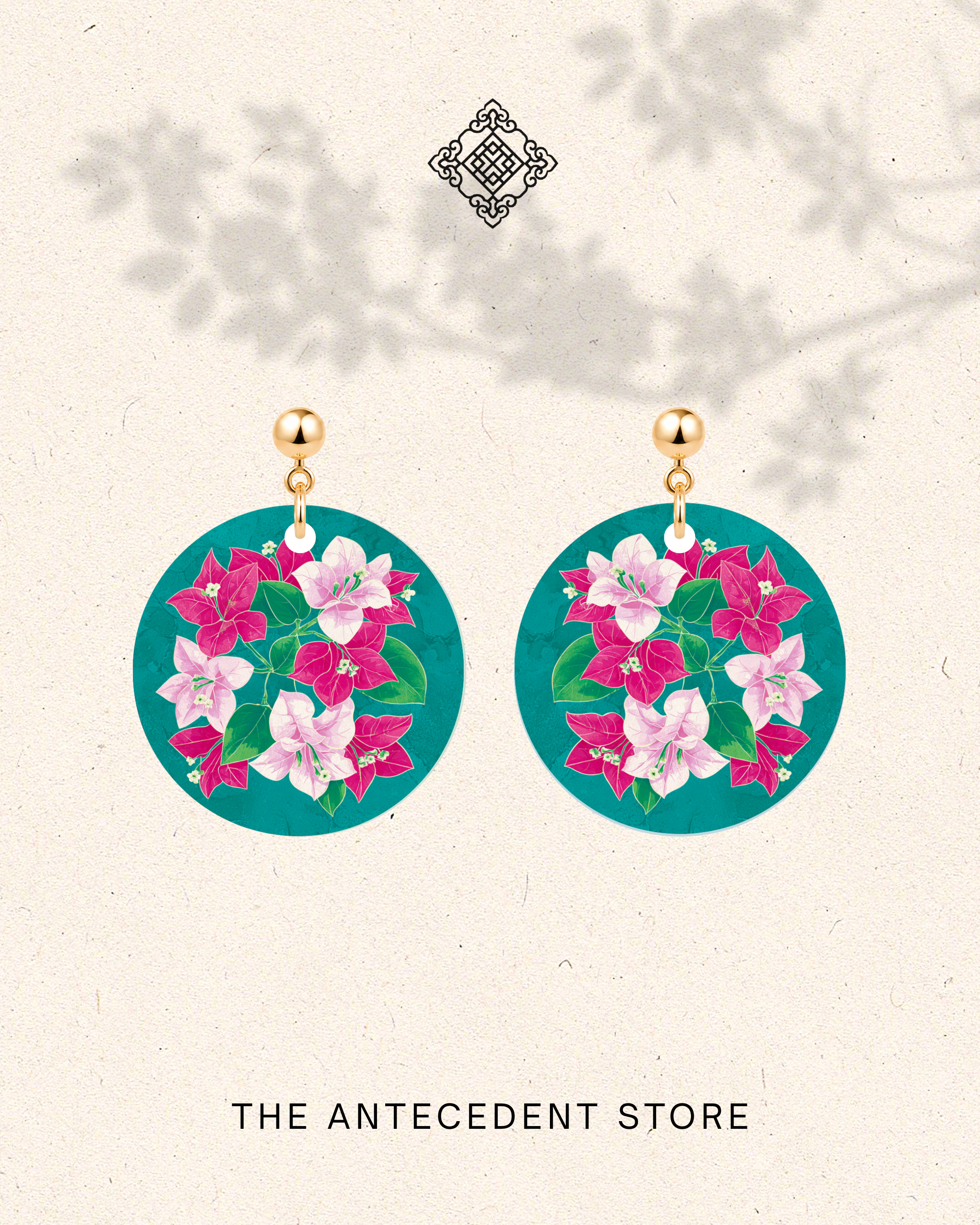 THE ANTECEDENT STORE | Bougainvillea Bloom Earrings