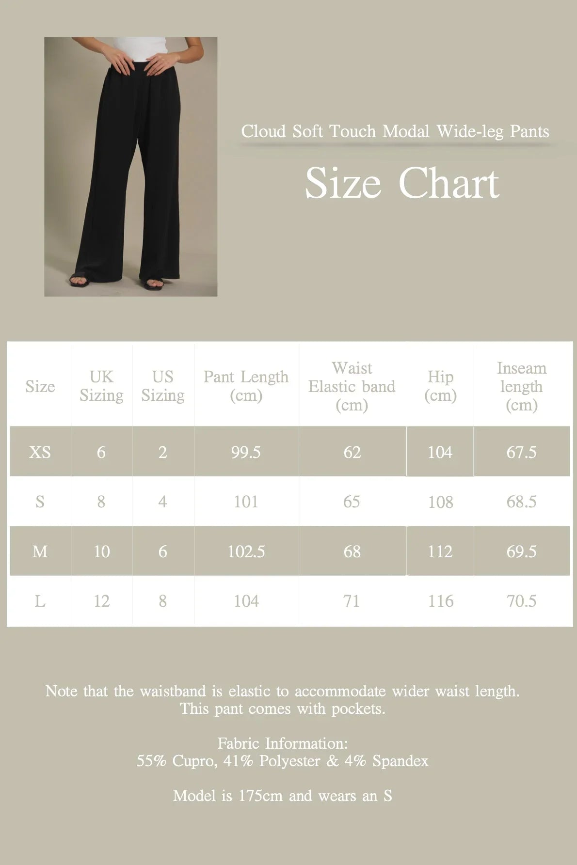 EMVY | Cloud Soft Touch Modal Wide-leg Pant - Black