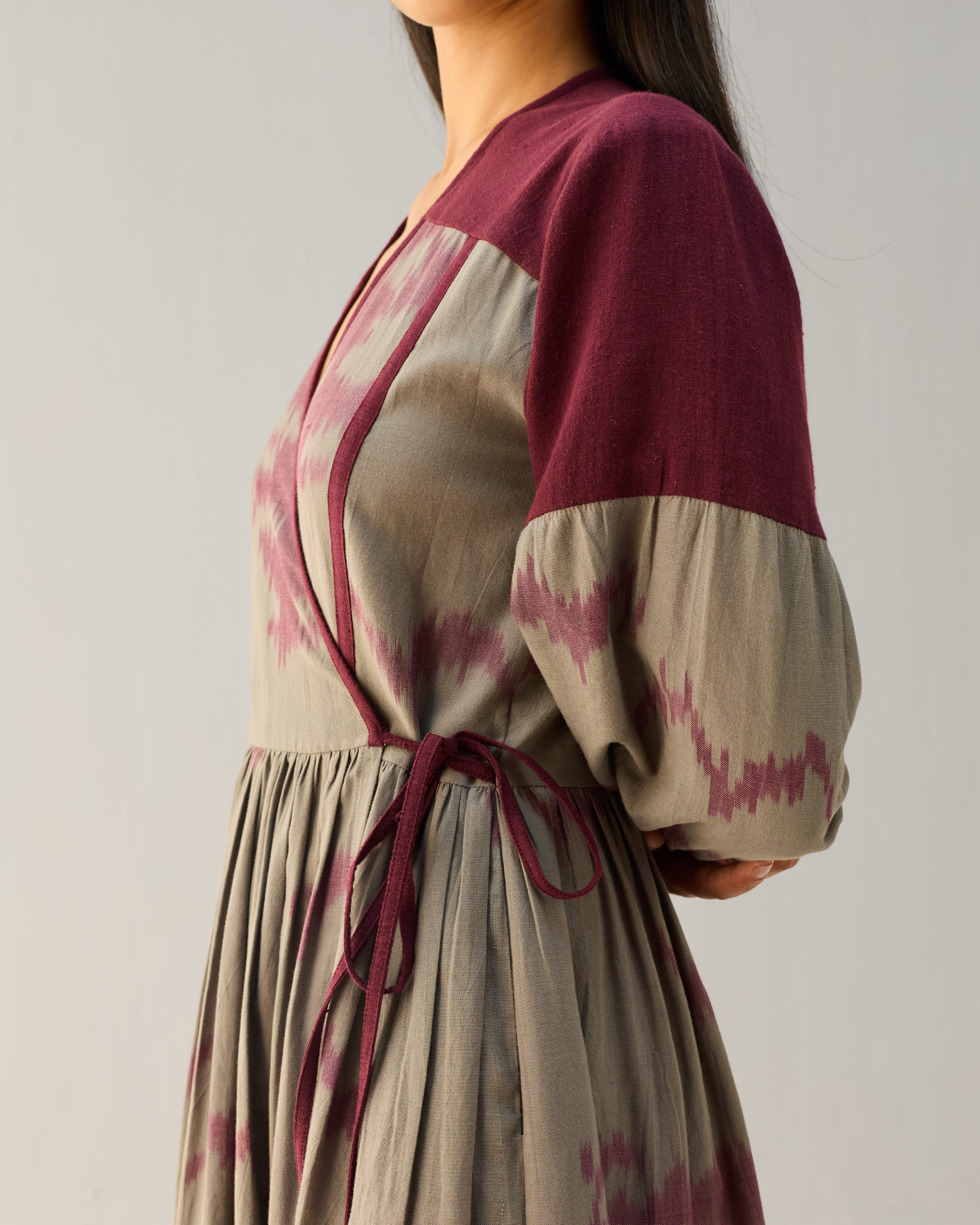 SUI | Horizon Handwoven Ikkat Maxi Dress