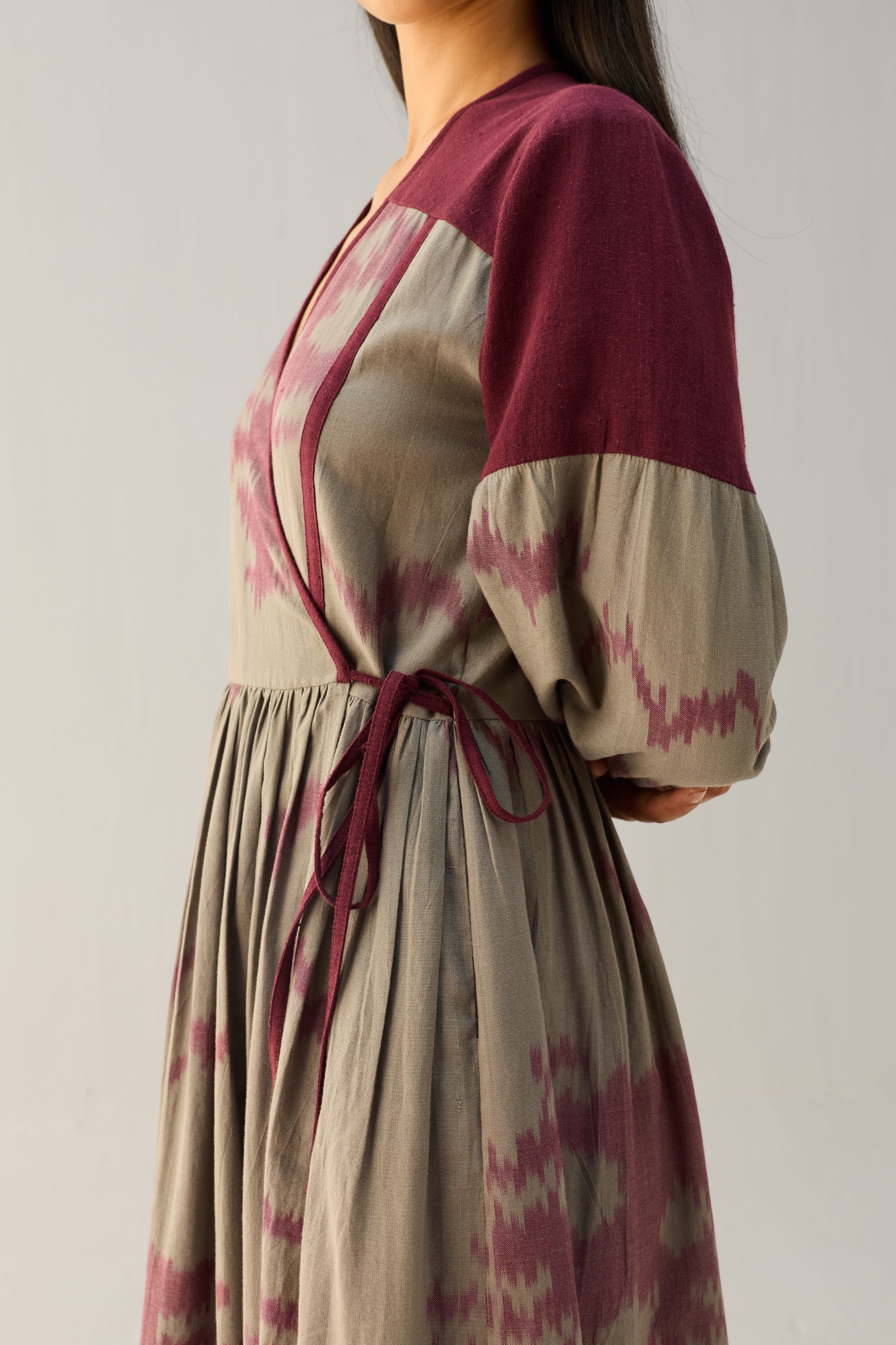 SUI | Horizon Handwoven Ikkat Maxi Dress