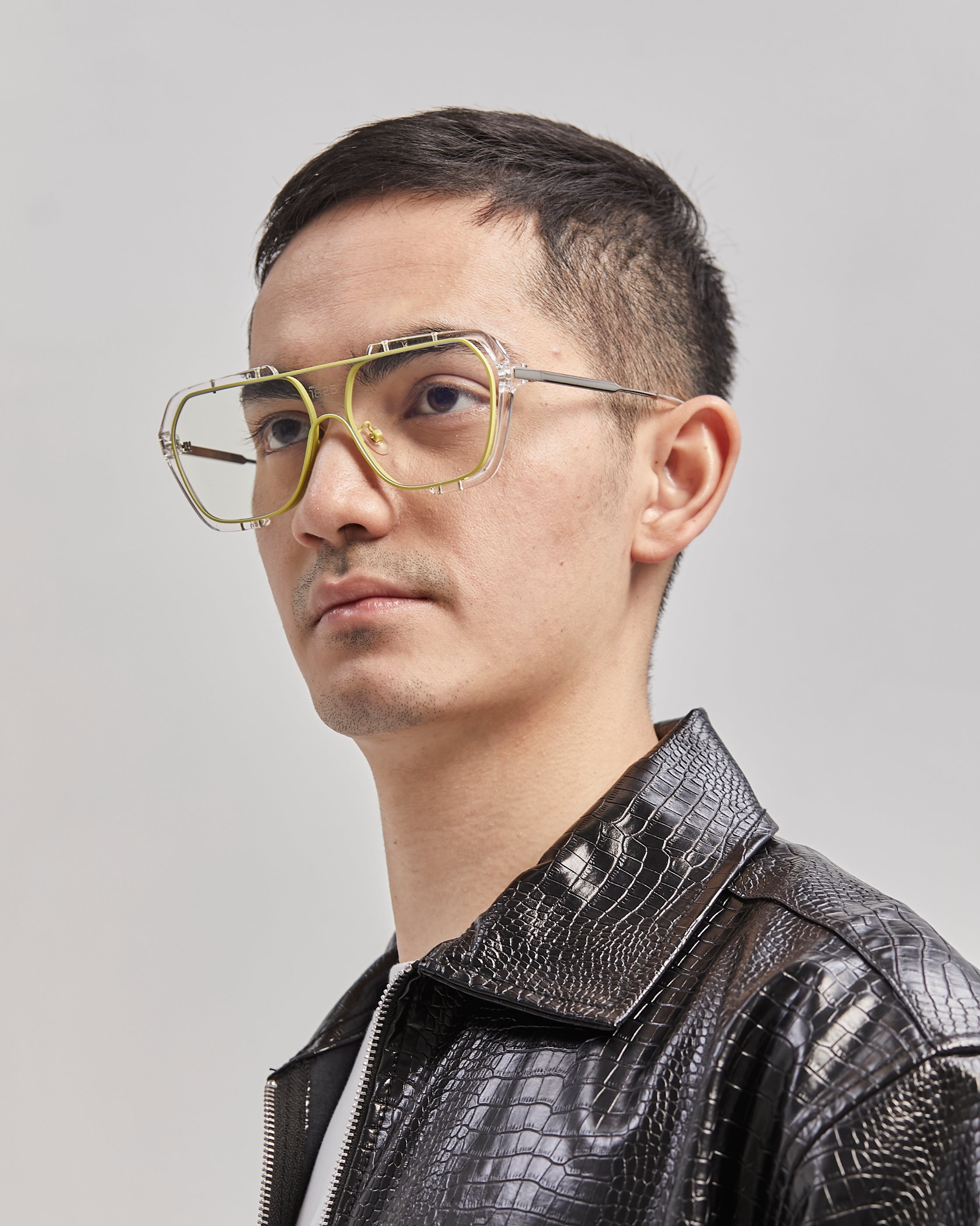 PROJECTWEAR | Cardwell Sunglasses Green/Clear