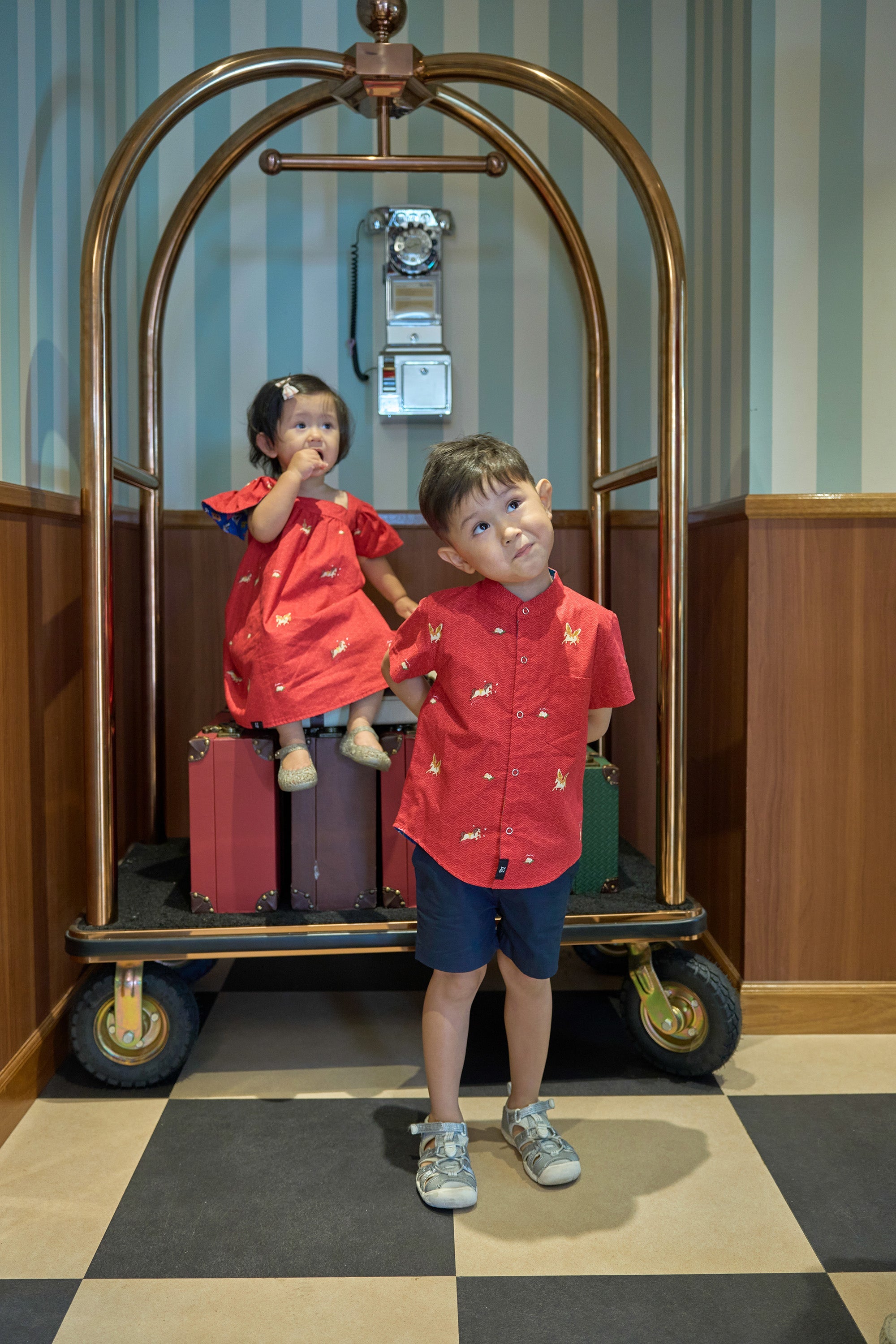 MAISON Q | Vivacious Miss Pony Reversible Shirt