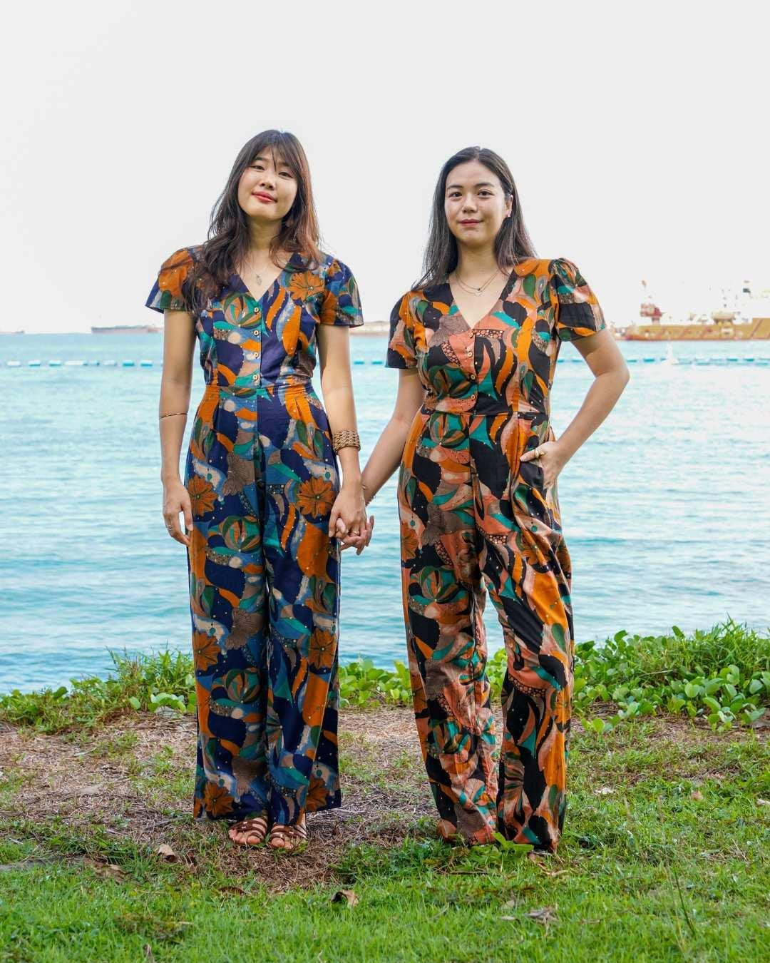 NIMBU | Calypso Women's Jumpsuit In Midnight Mosaic